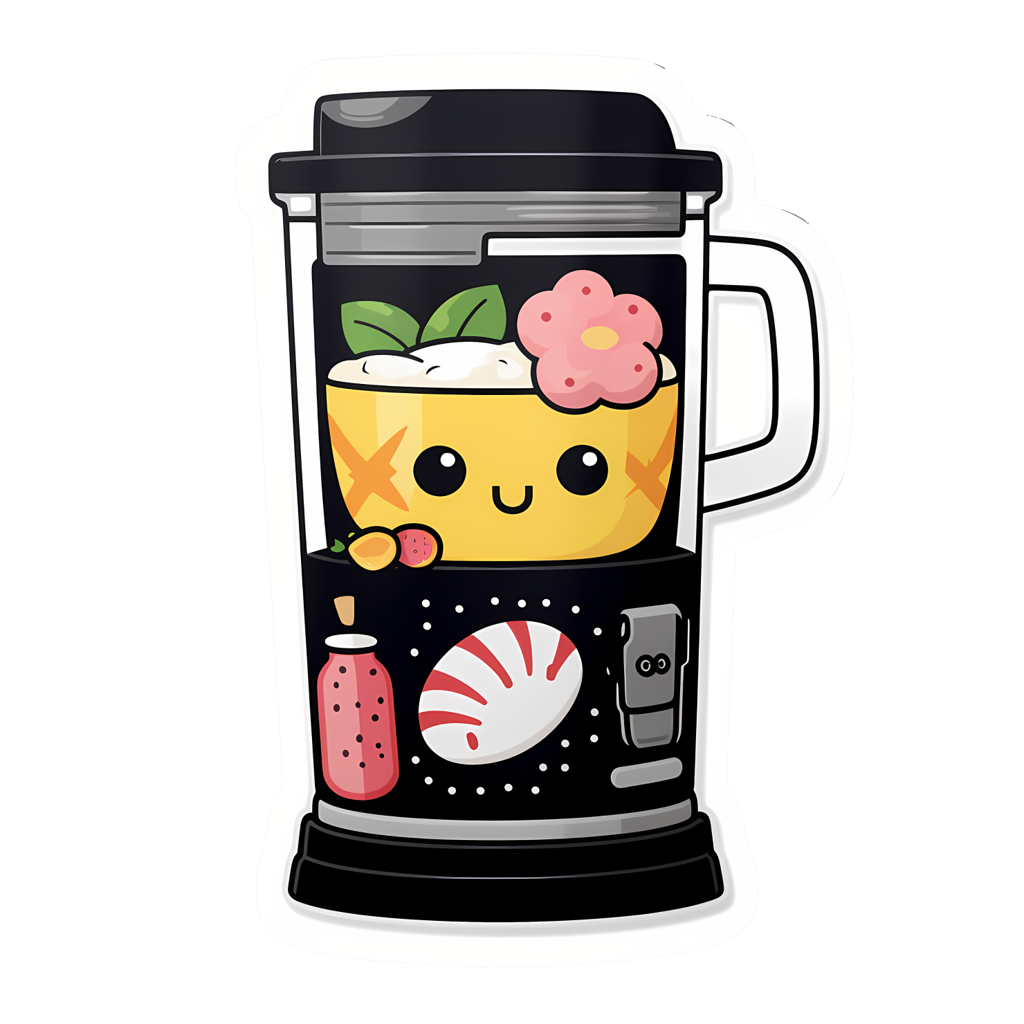 Kawaii Blender cartoon sticker png transparent #30