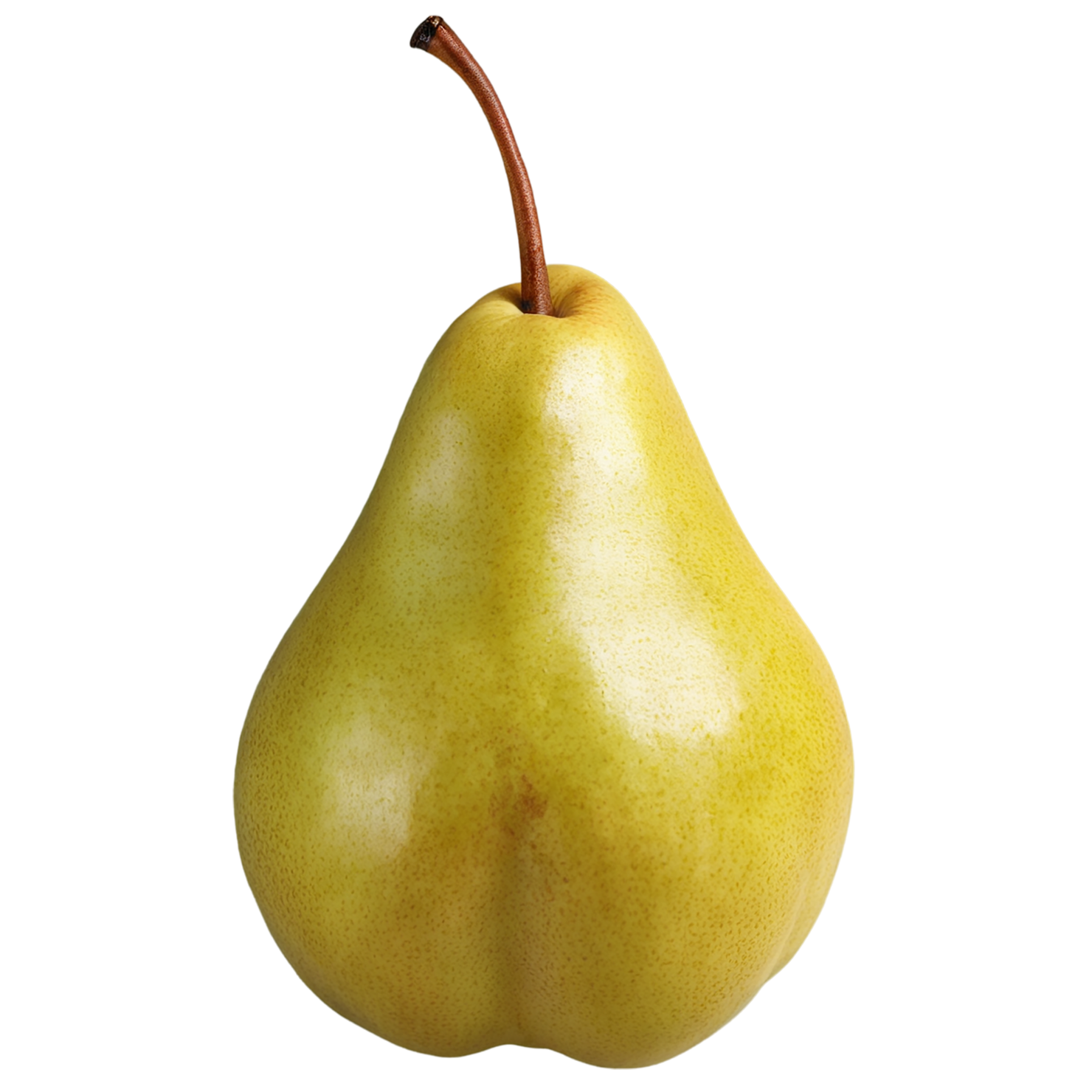 Pear fruit isolated on transparent background #39