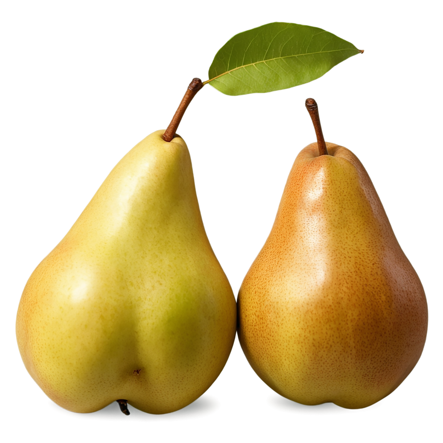 Pear fruit isolated on transparent background #53
