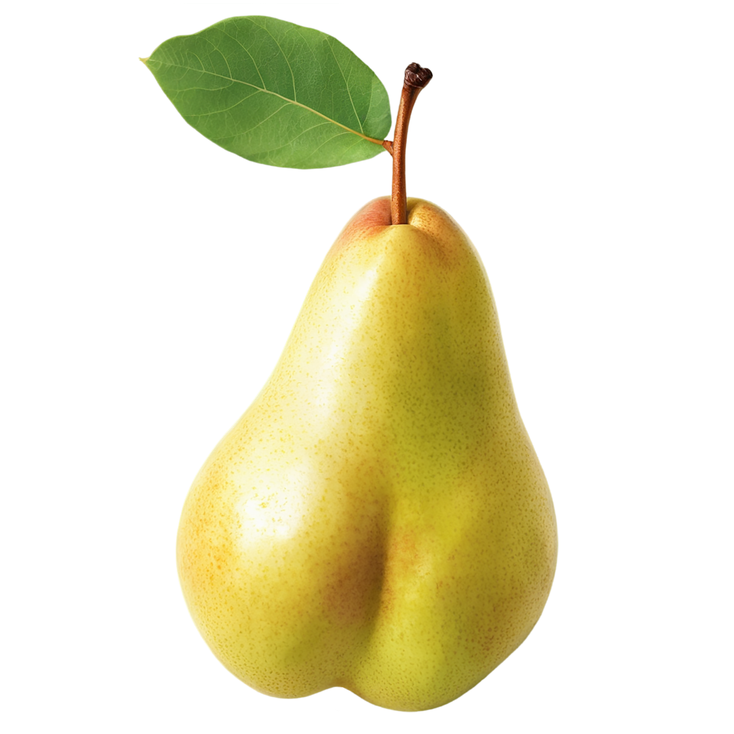 Pear fruit isolated on transparent background #63