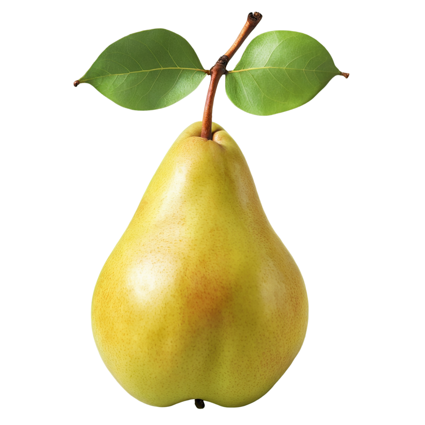 Pear fruit isolated on transparent background #101