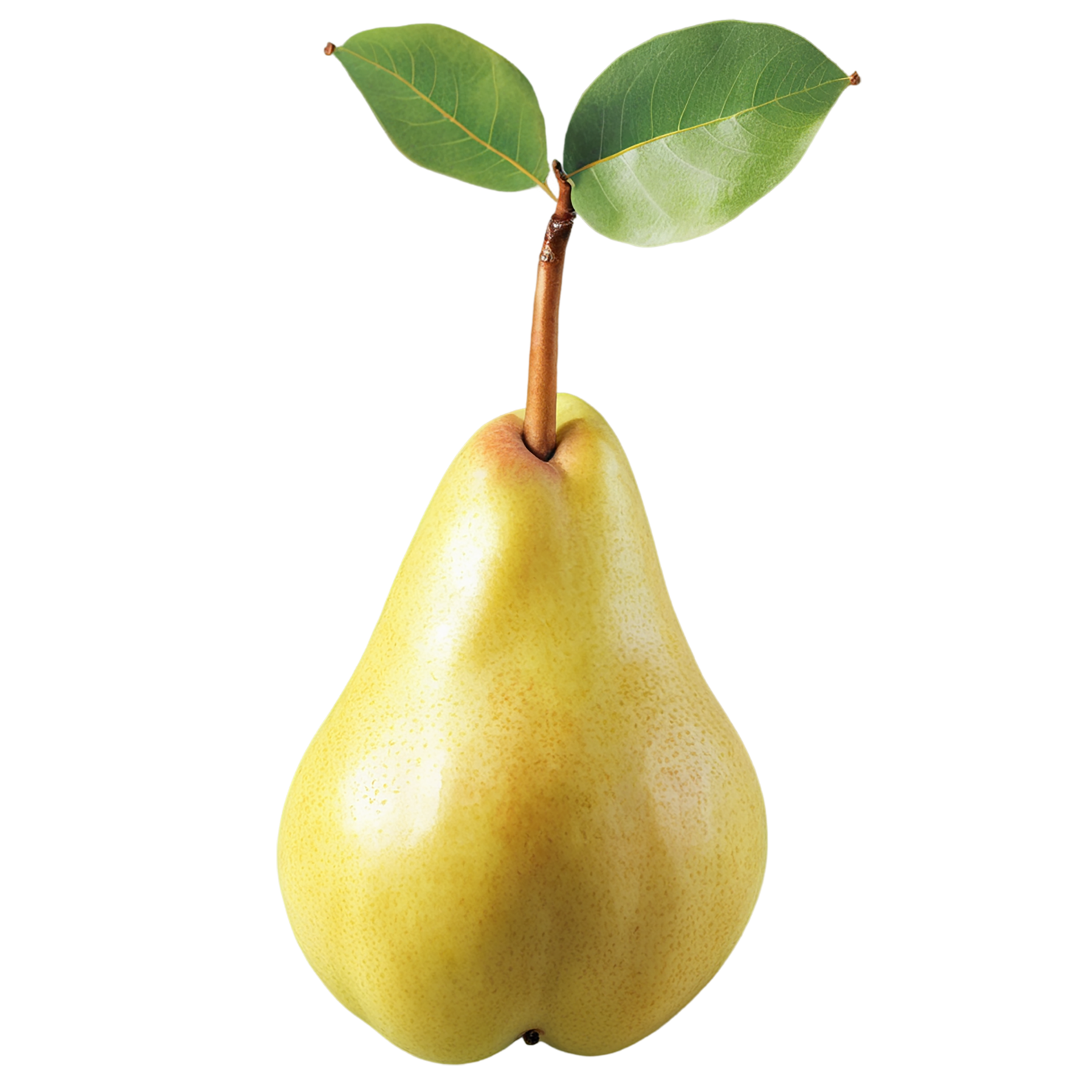 Pear fruit isolated on transparent background #112
