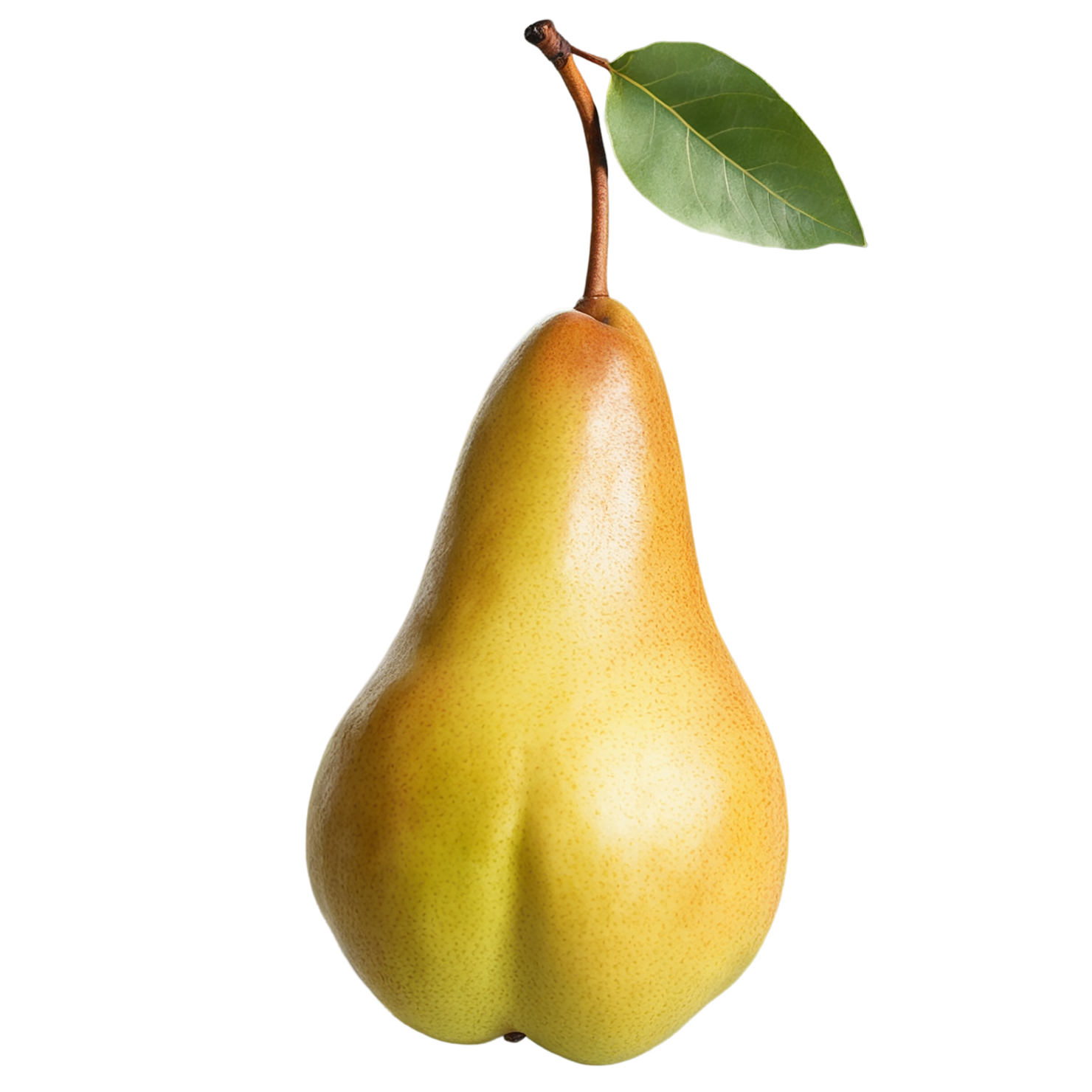 Pear fruit isolated on transparent background #133