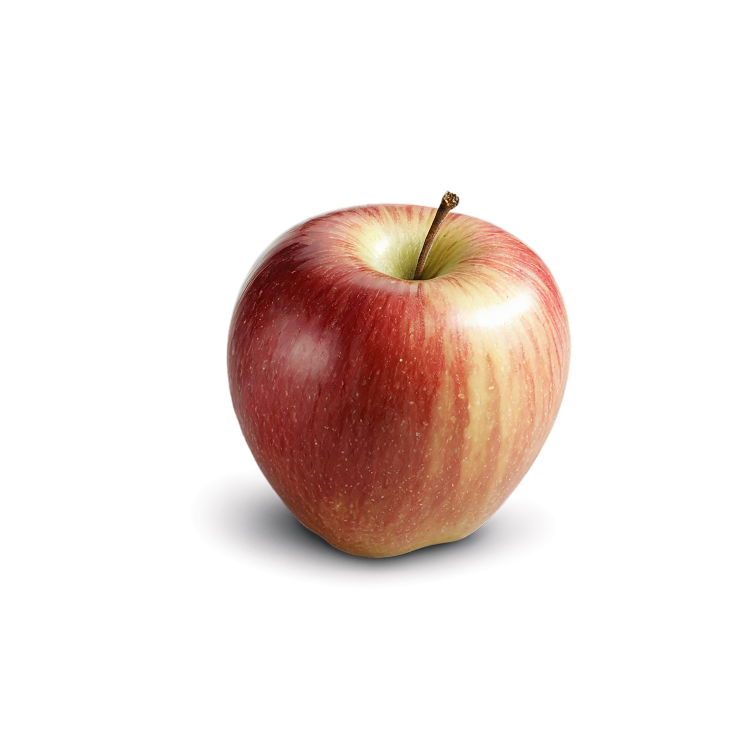 Red apple fruit isolated on transparent background #139