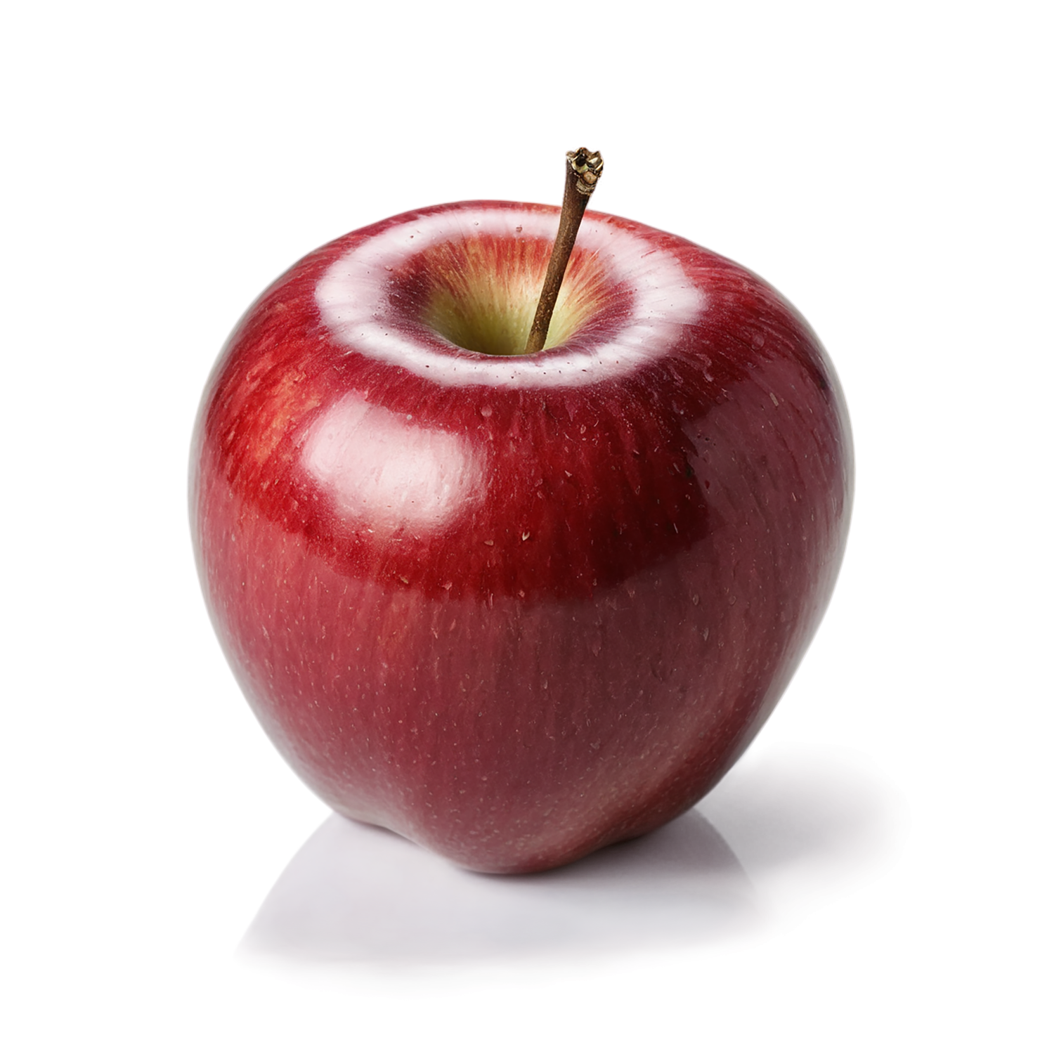 Red apple fruit isolated on transparent background #141