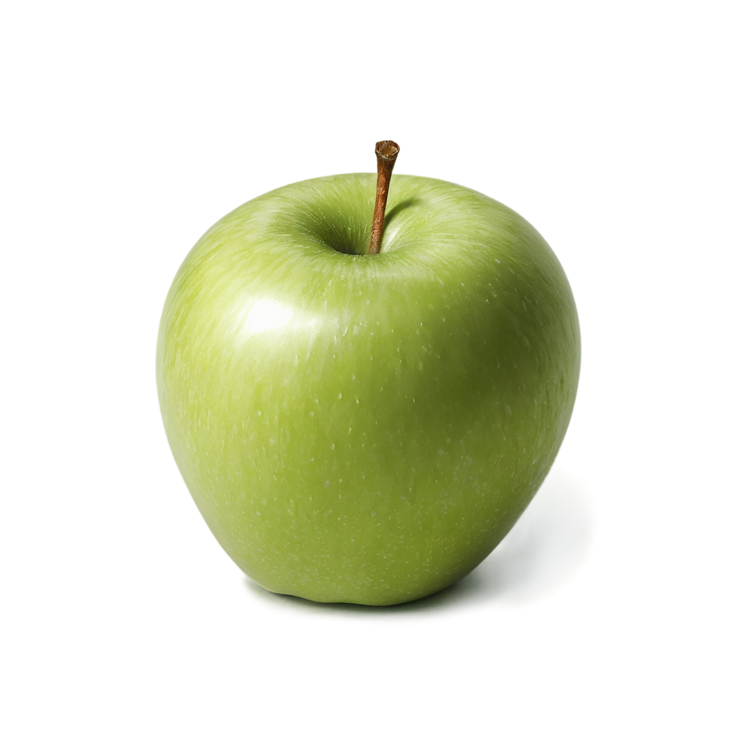 Green apple fruit isolated on transparent background #168