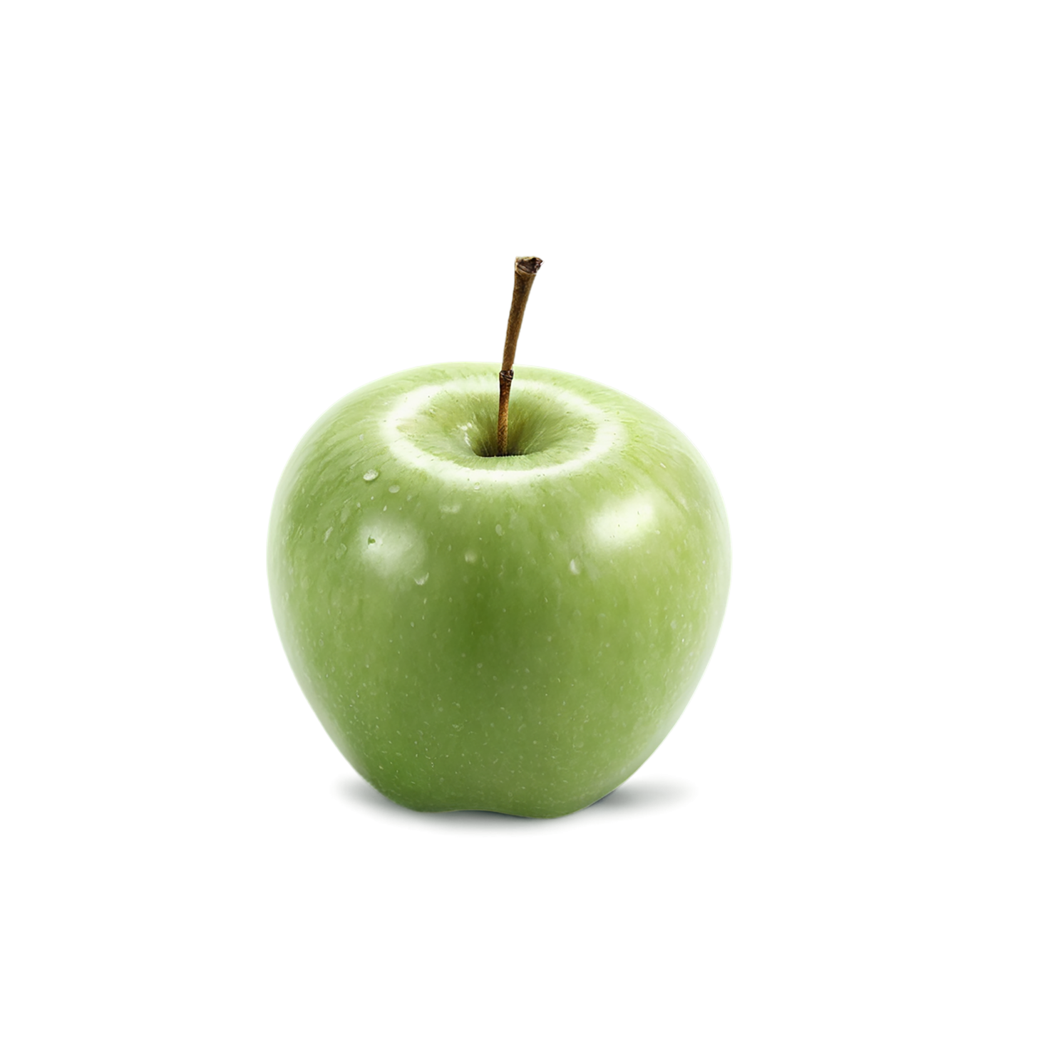 Green apple fruit isolated on transparent background #176