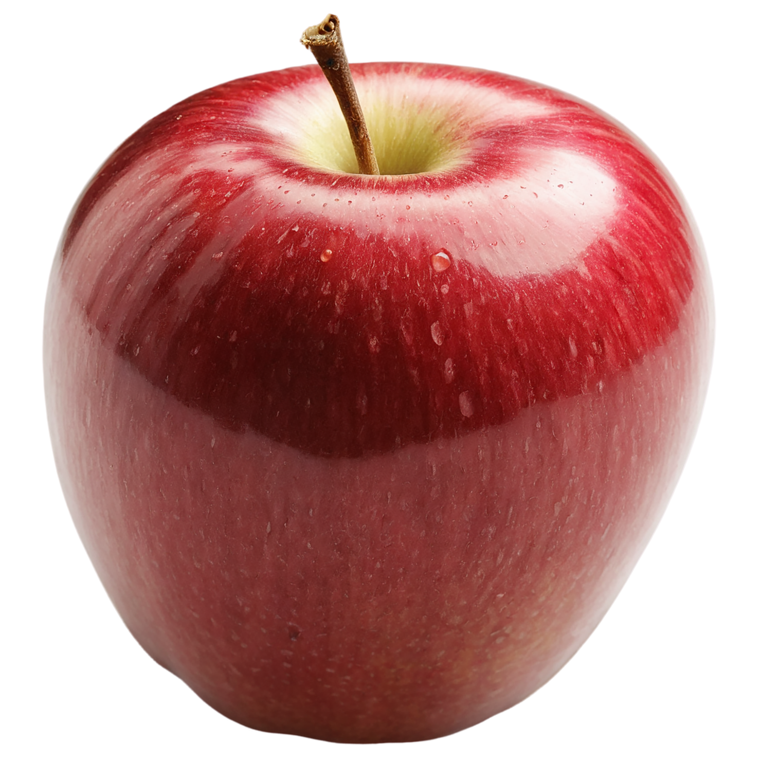 Red apple fruit isolated on transparent background #181