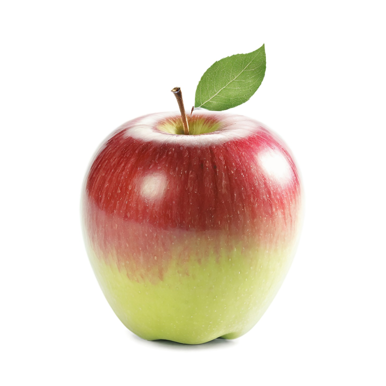 Red and green fruit isolated on transparent background #197