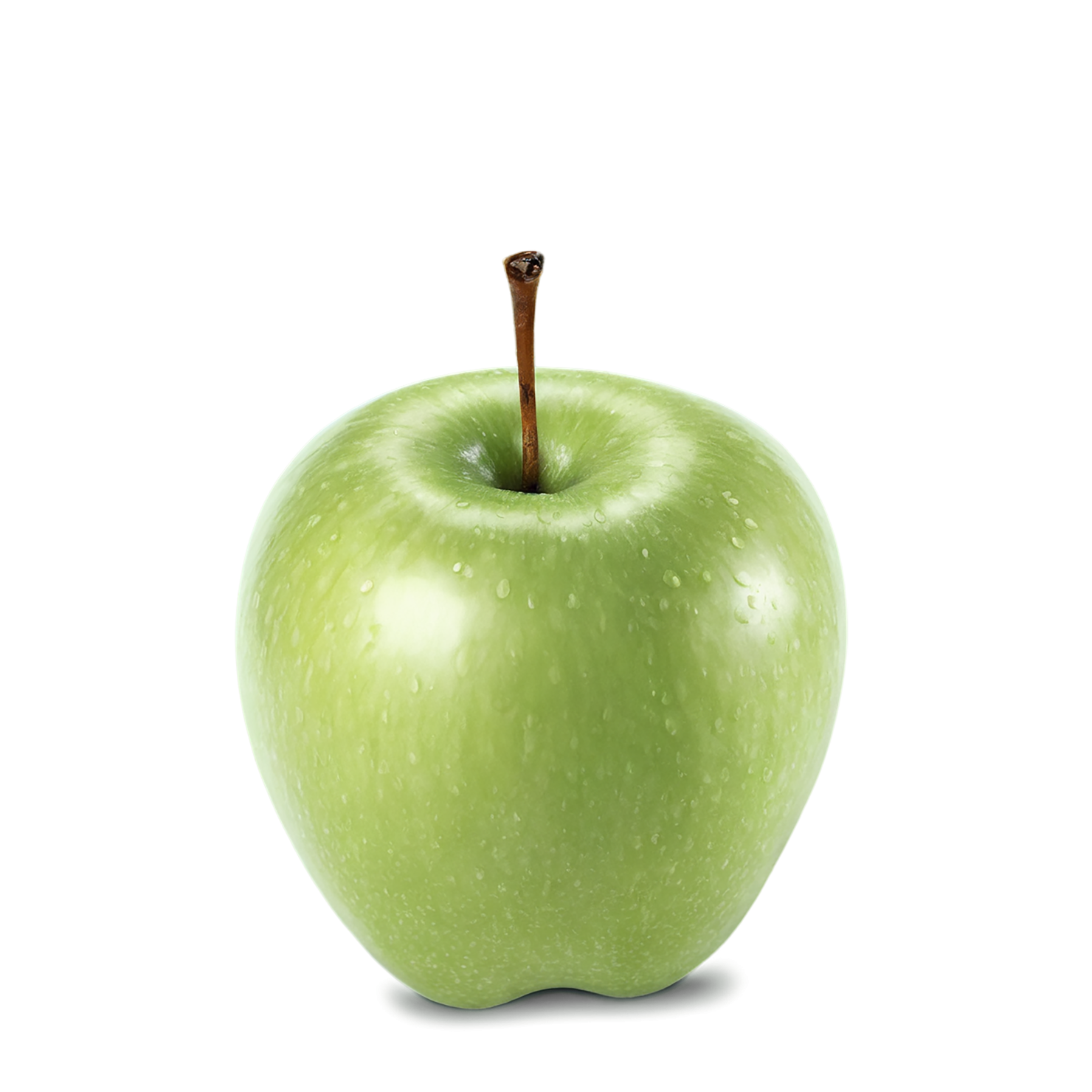 Green apple fruit isolated on transparent background #207