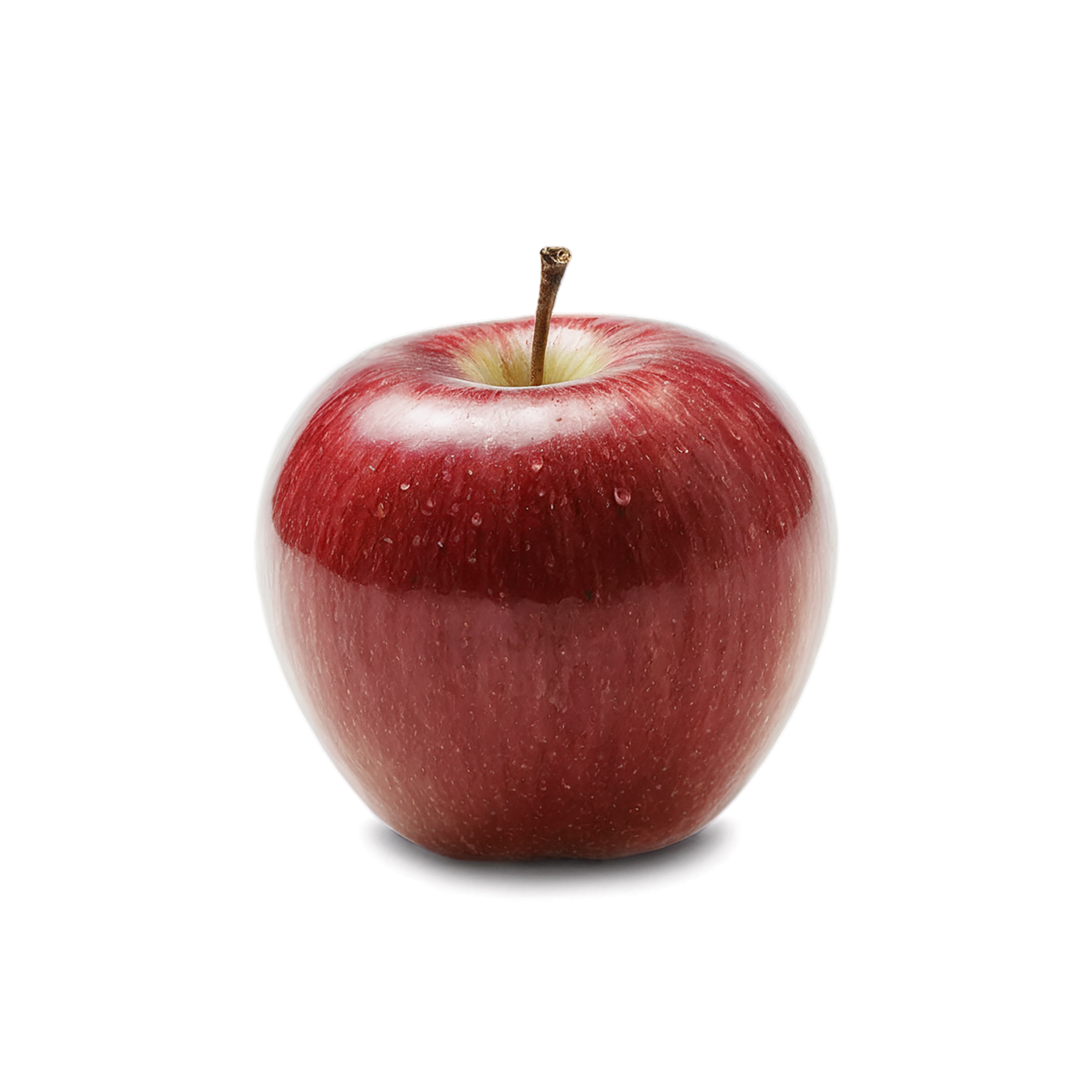 Red apple fruit isolated on transparent background #226