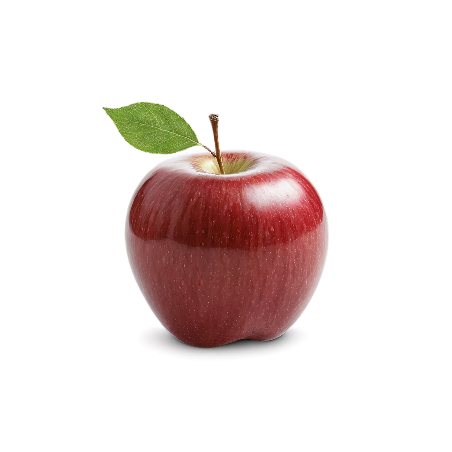 Red apple fruit isolated on transparent background #227