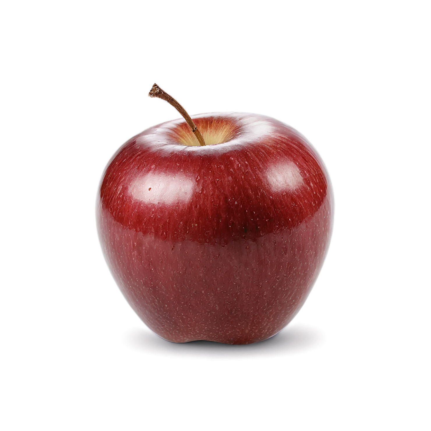 Red apple fruit isolated on transparent background #228