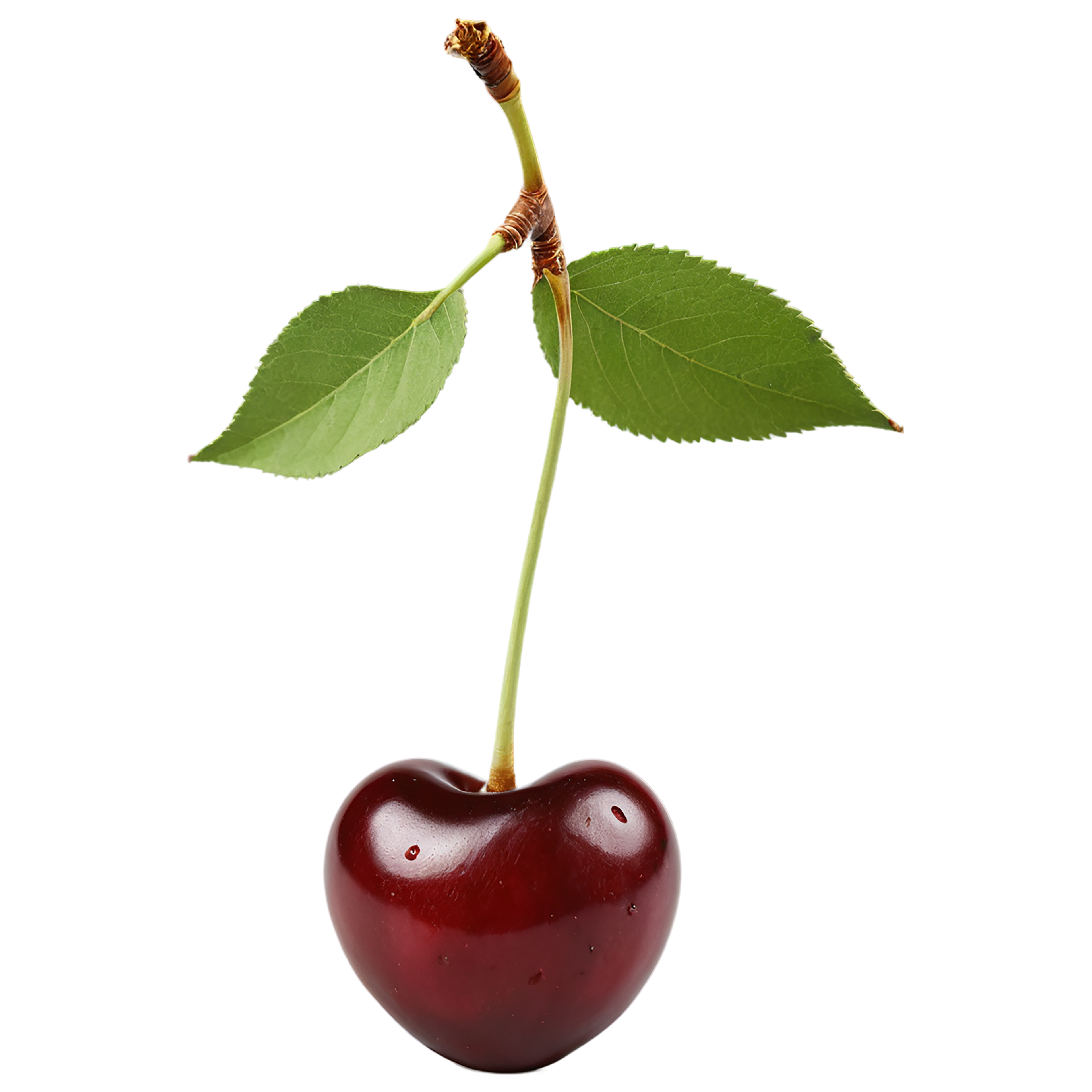 Cherry fruit isolated on transparent background #618