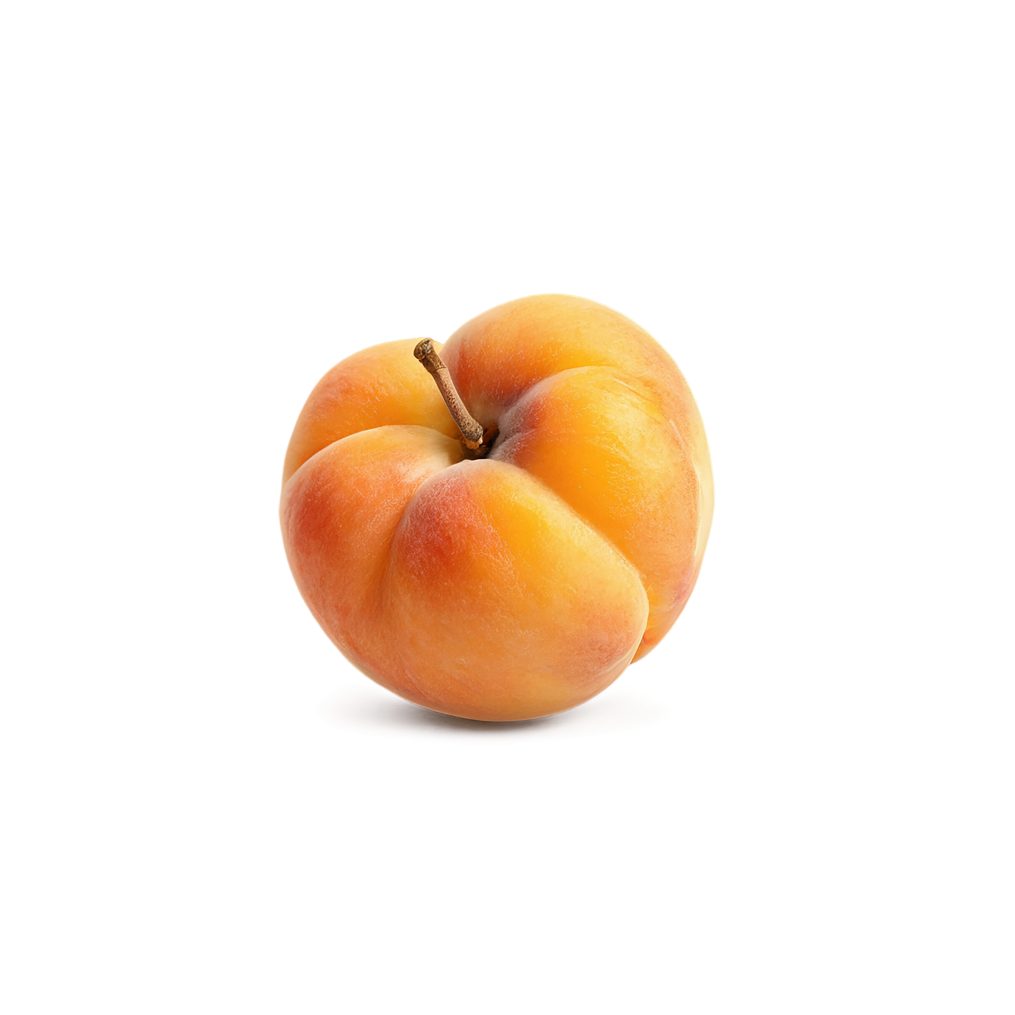 Apricot fruit isolated on transparent background #326