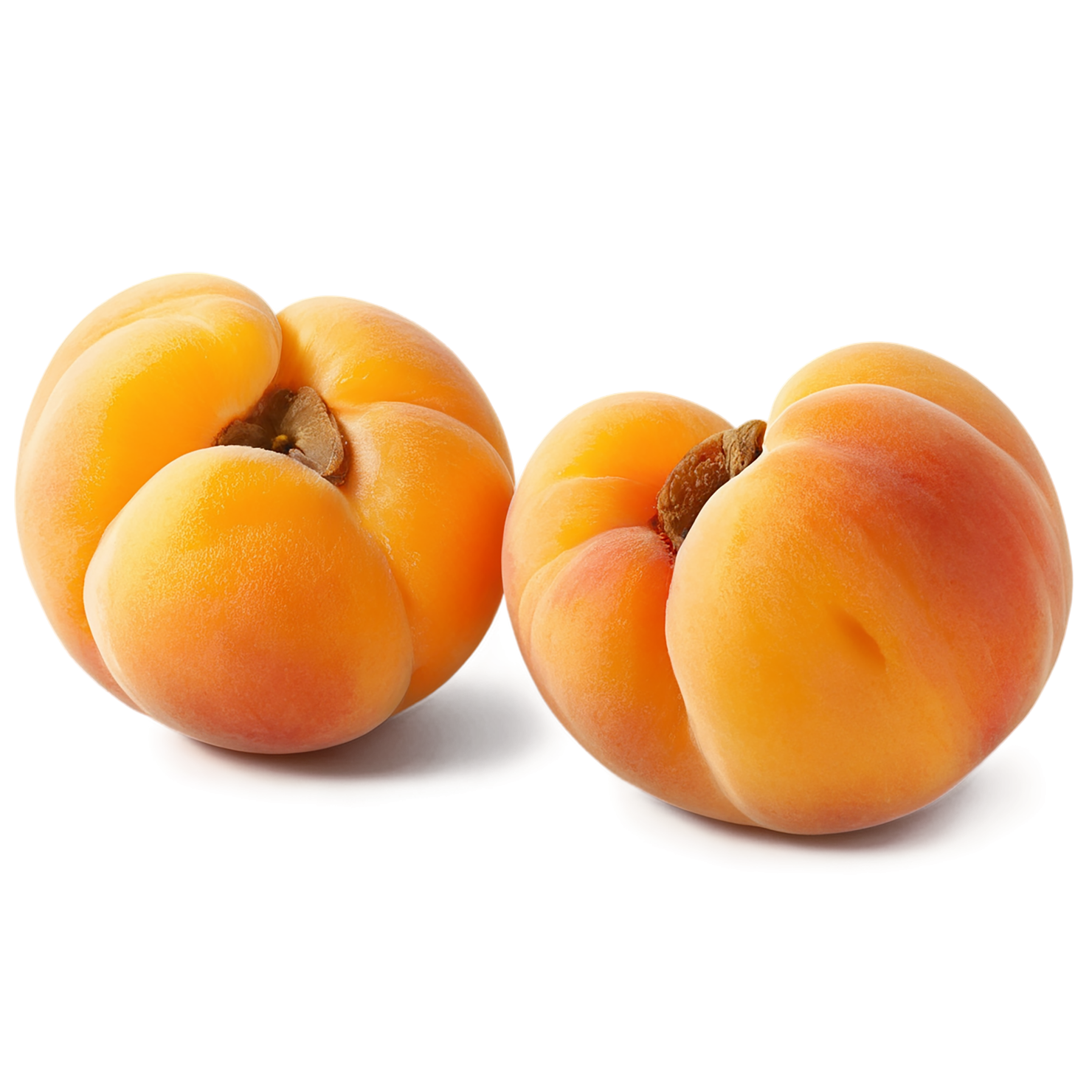 Apricot fruit isolated on transparent background #327