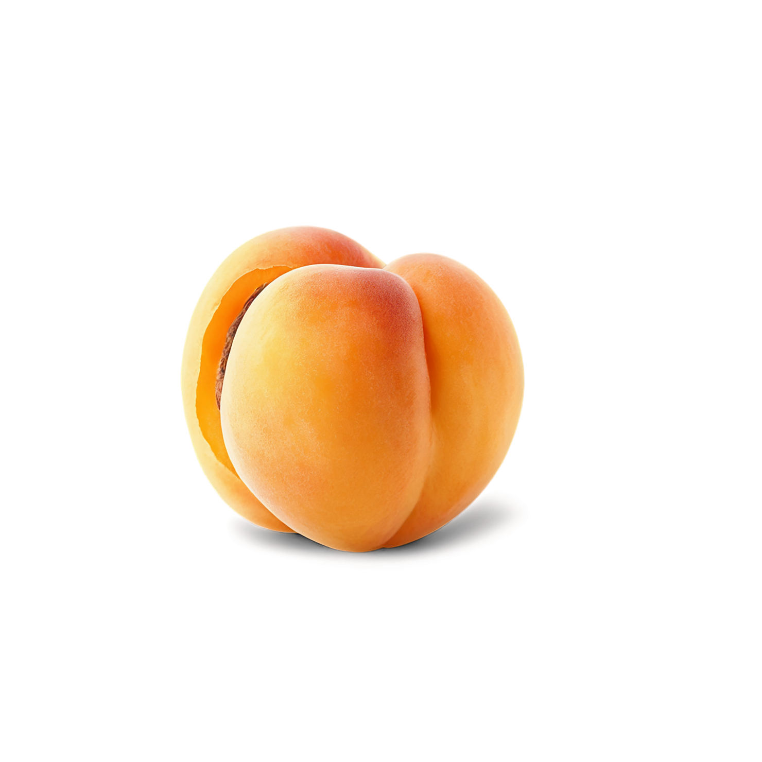 Apricot fruit isolated on transparent background #334