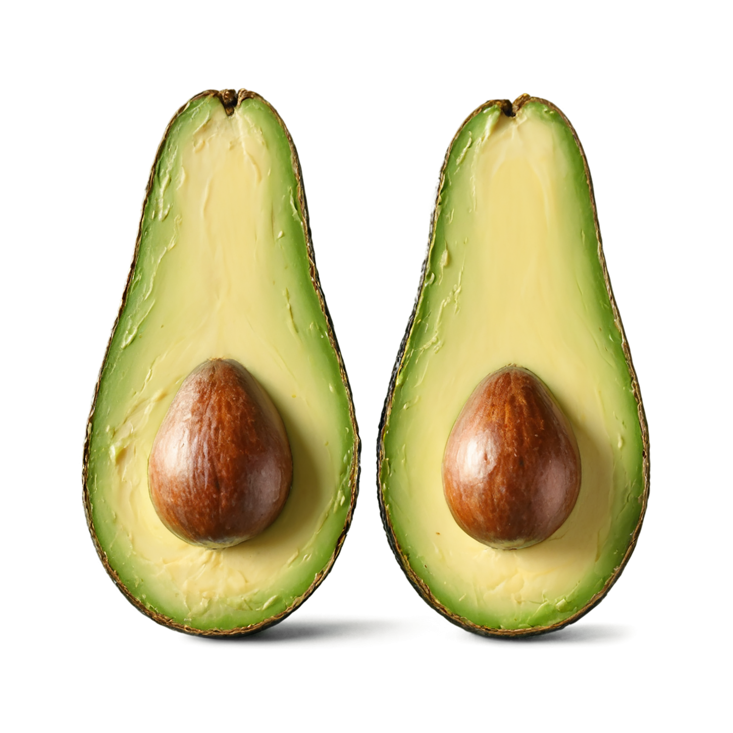Avocado fruit isolated on transparent background #345