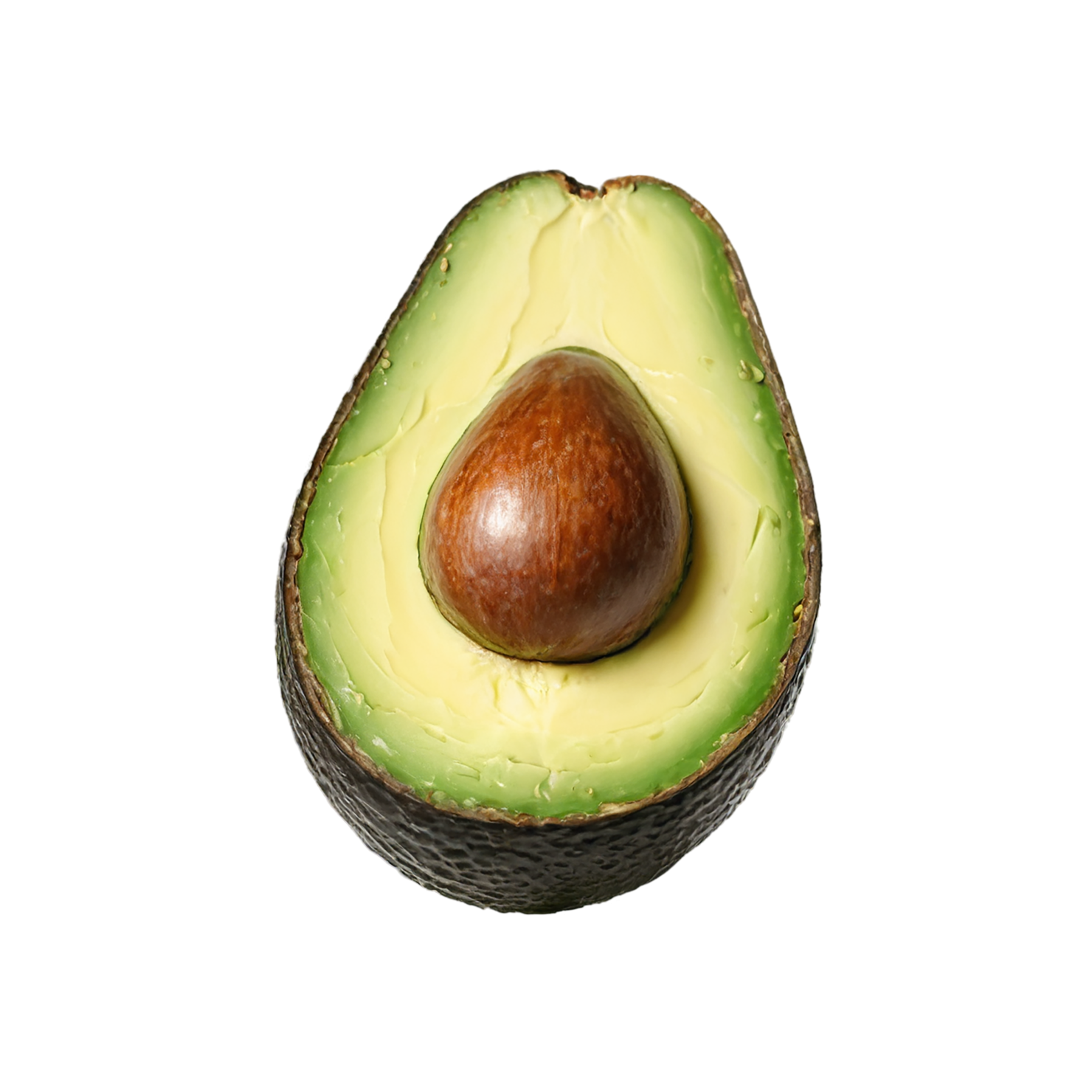 Avocado fruit isolated on transparent background #355