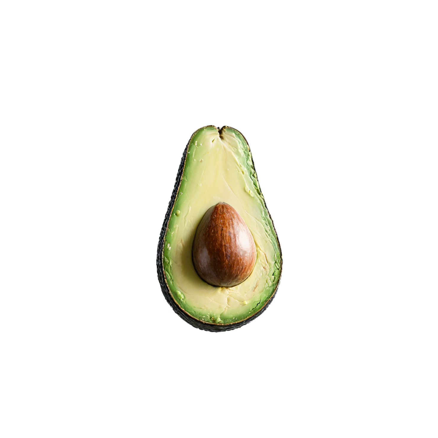 Avocado fruit isolated on transparent background #357