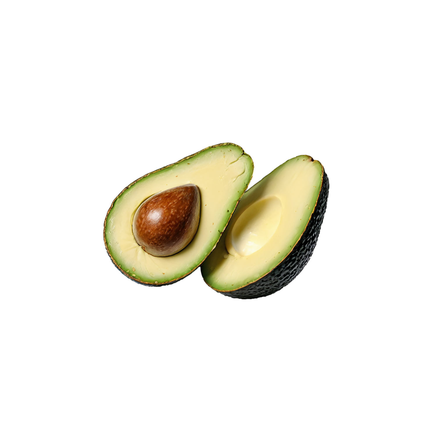 Avocado fruit isolated on transparent background #360