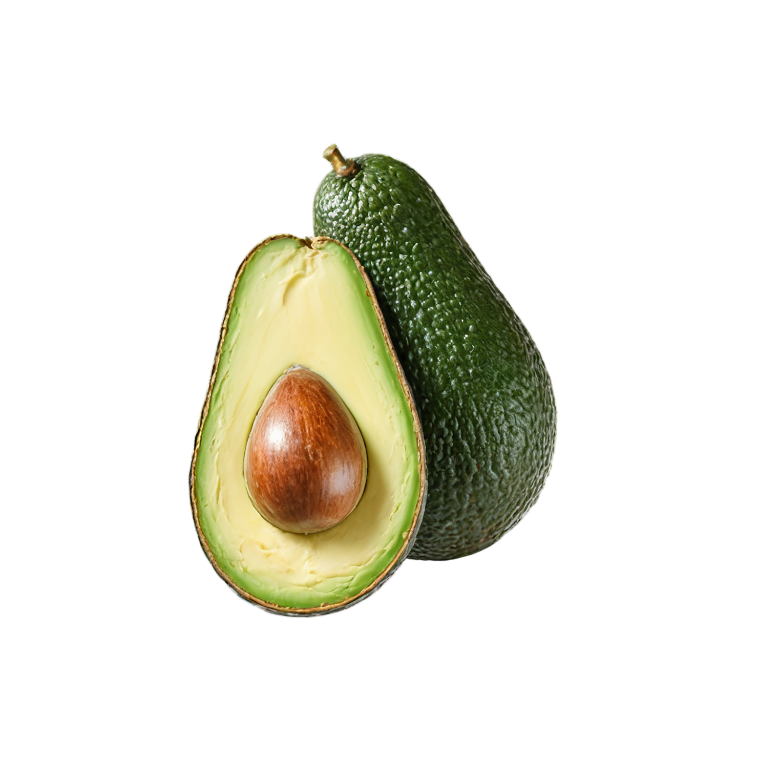 Avocado fruit isolated on transparent background #371