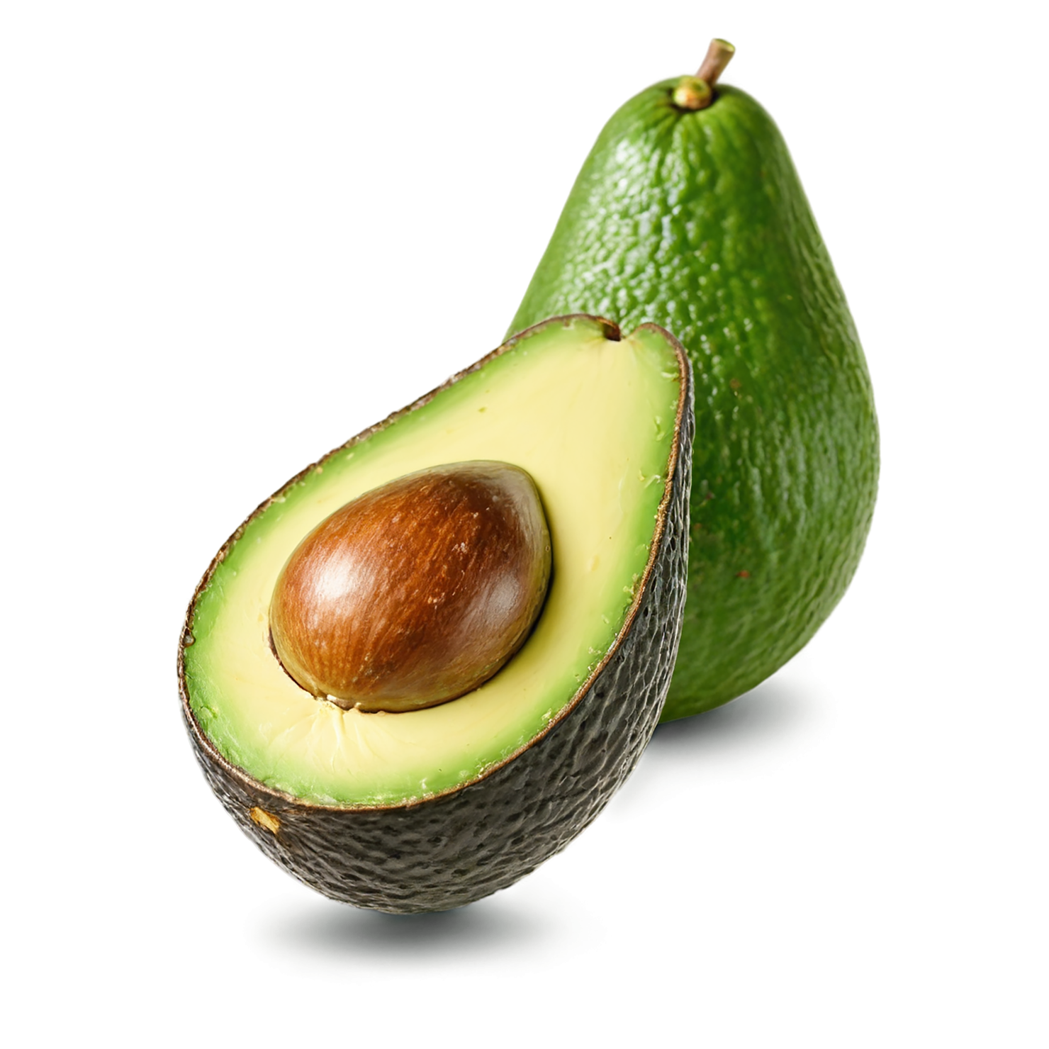 Avocado fruit isolated on transparent background #372