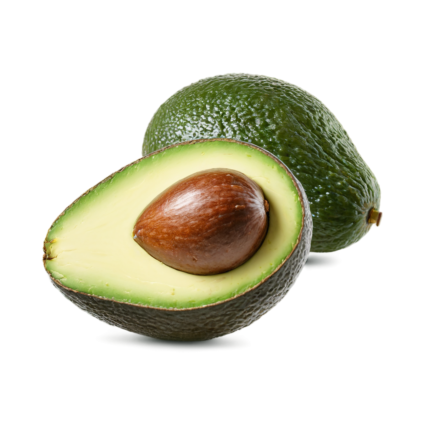 Avocado fruit isolated on transparent background #373