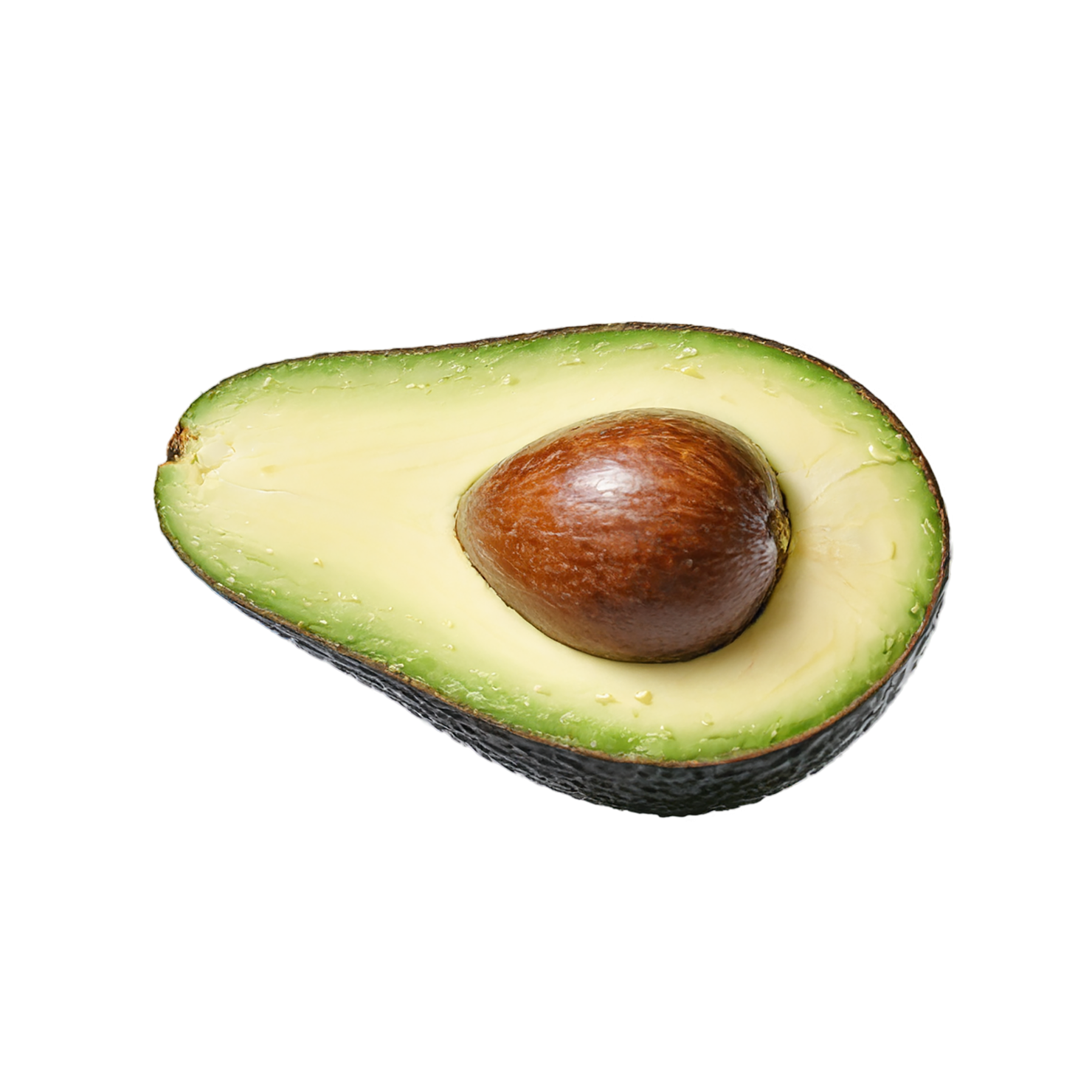 Avocado fruit isolated on transparent background #380