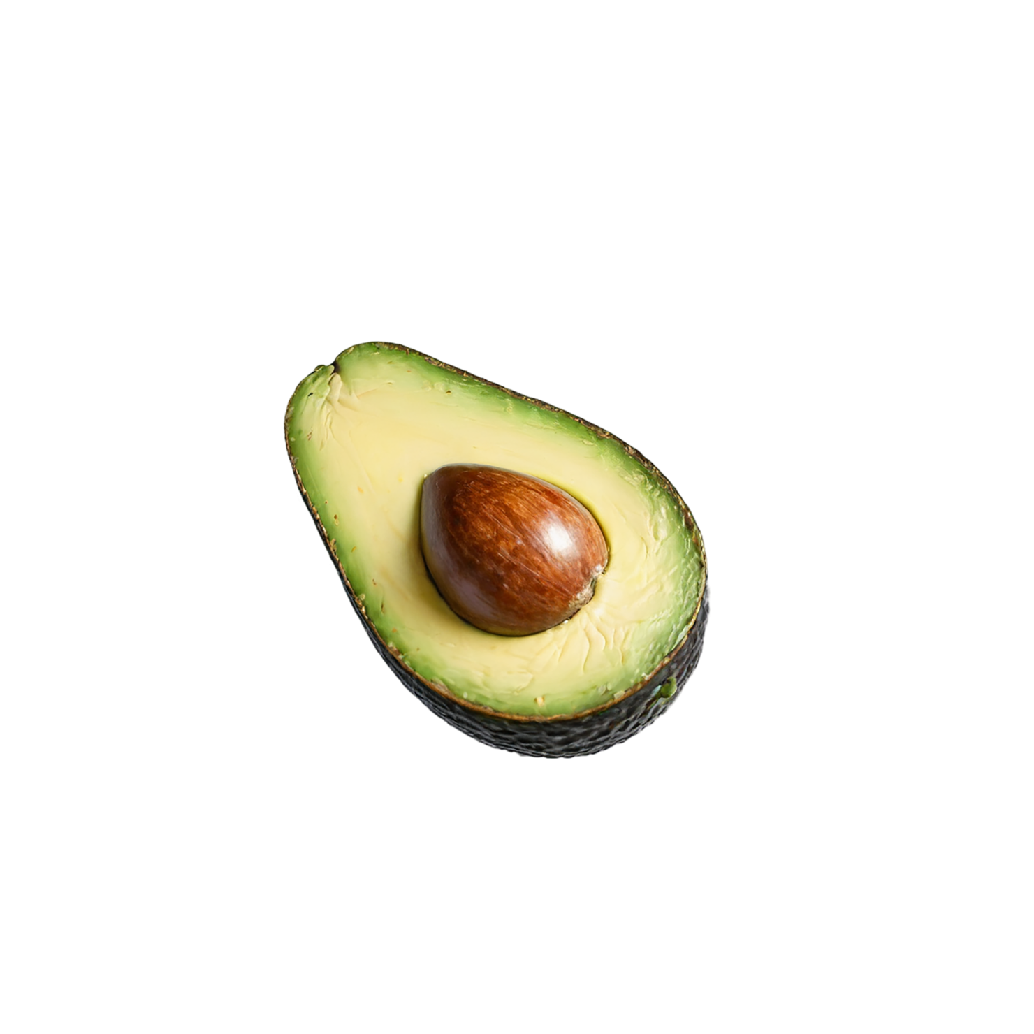 Avocado fruit isolated on transparent background #384