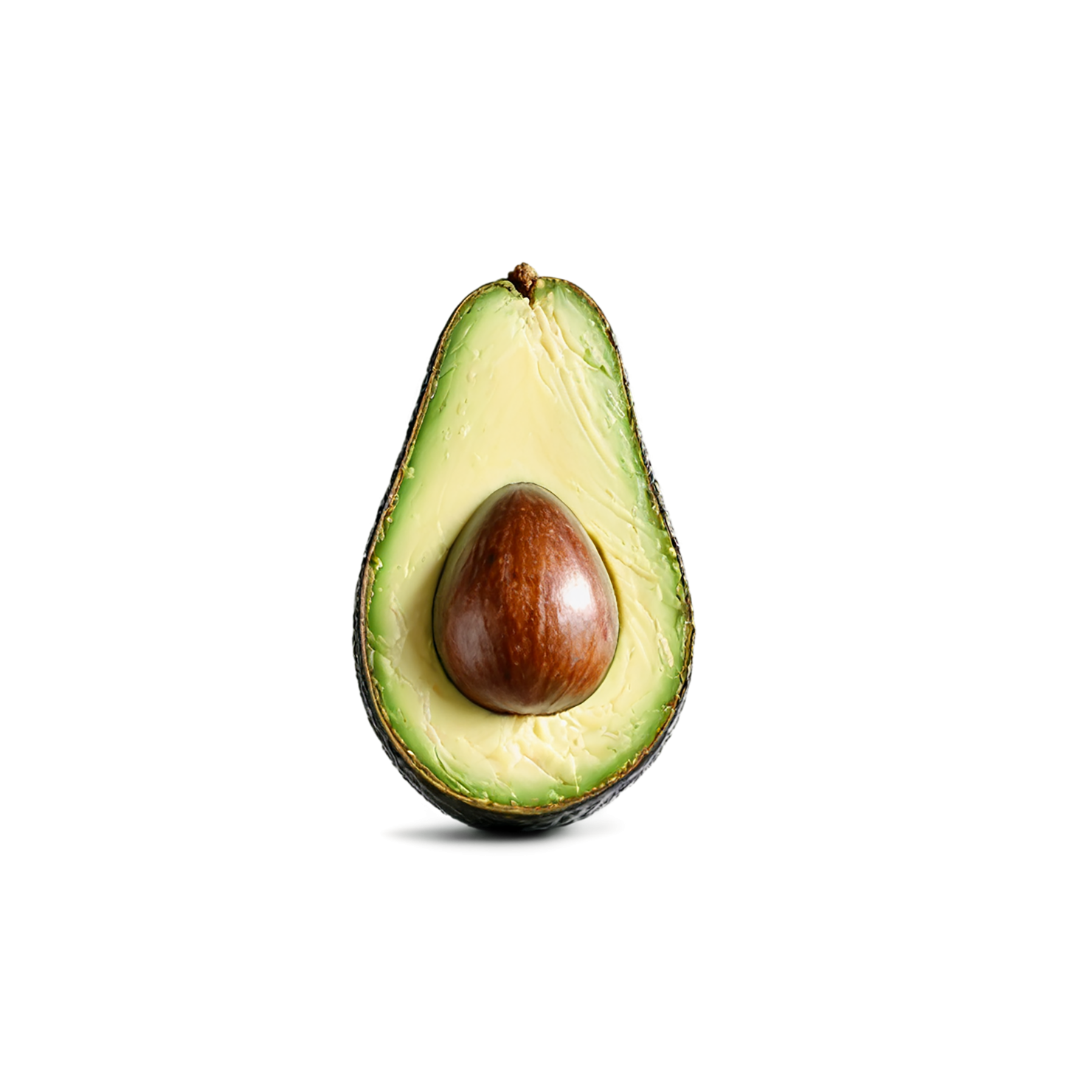 Avocado fruit isolated on transparent background #387