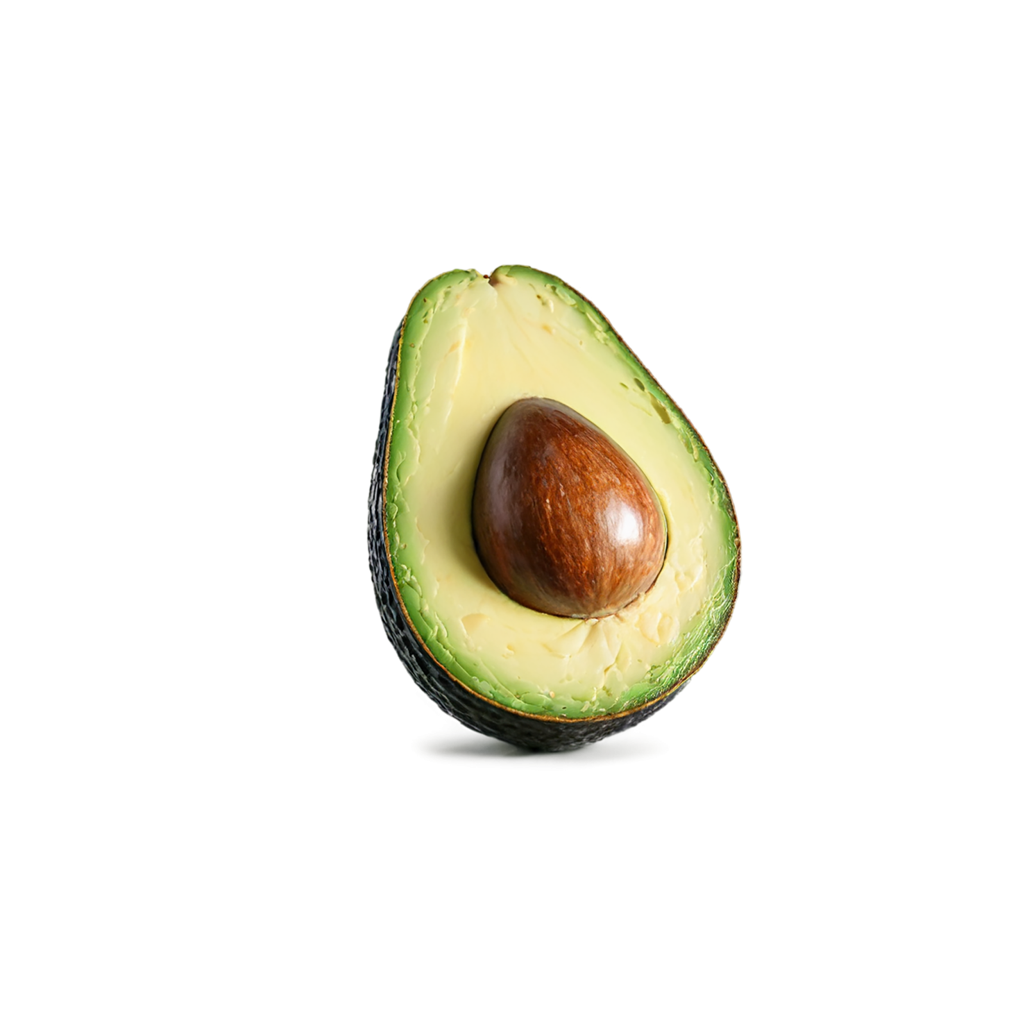 Avocado fruit isolated on transparent background #388