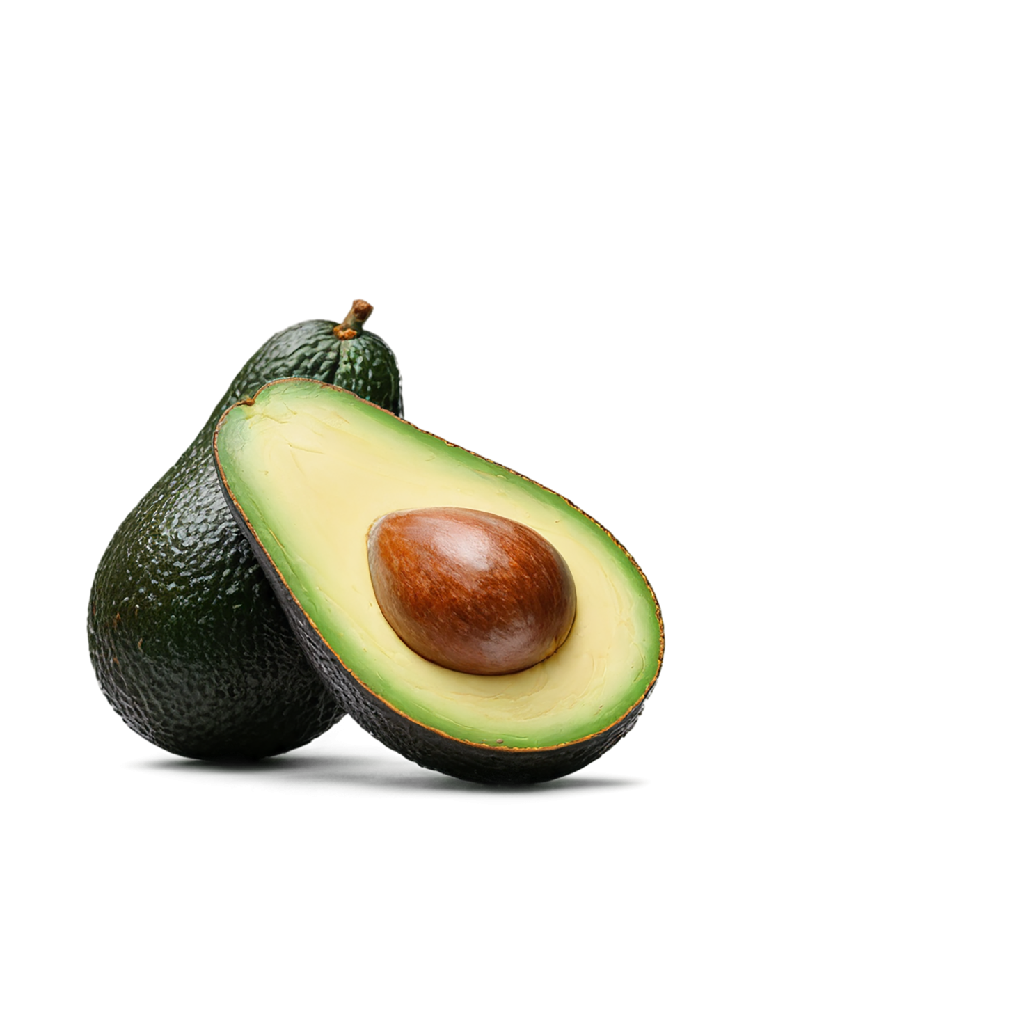 Avocado fruit isolated on transparent background #393