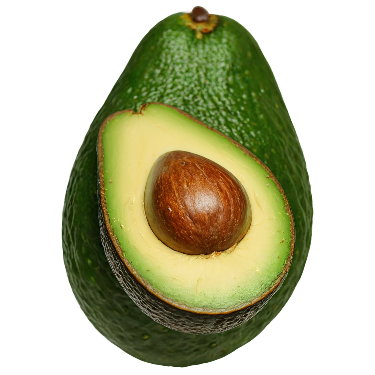 Avocado fruit isolated on transparent background #397