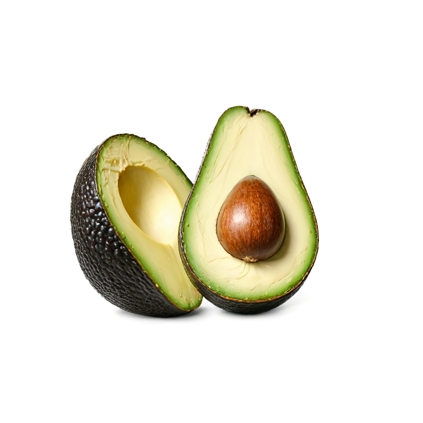 Avocado fruit isolated on transparent background #405