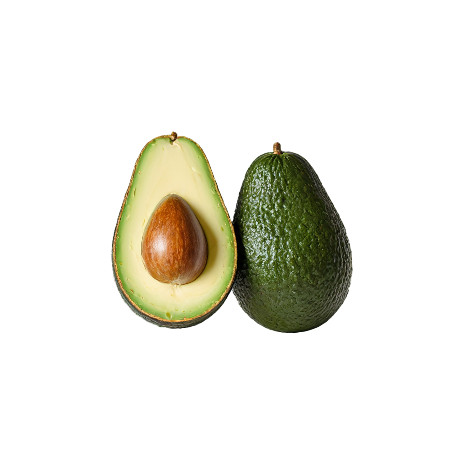 Avocado fruit isolated on transparent background #409