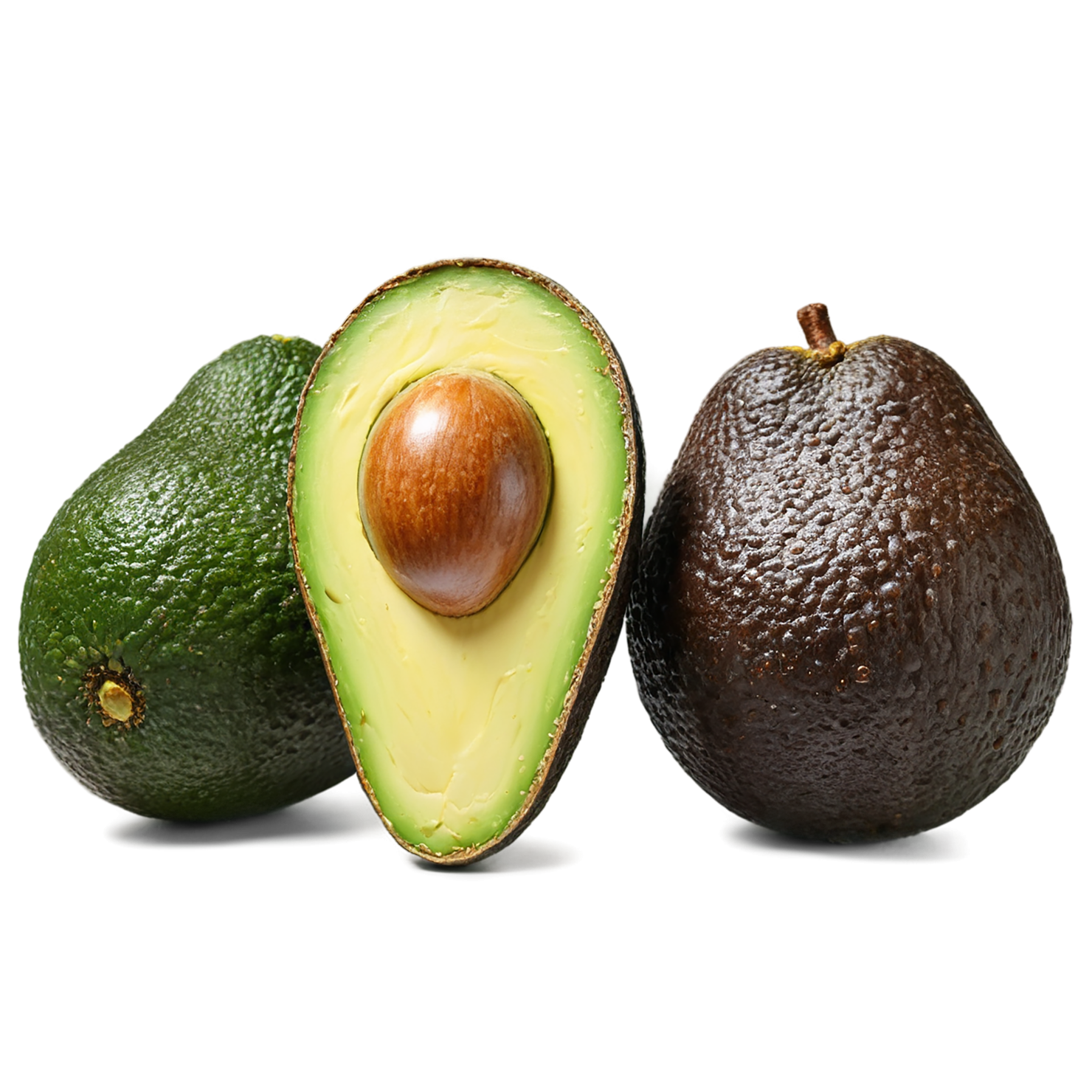 Avocado fruit isolated on transparent background #432