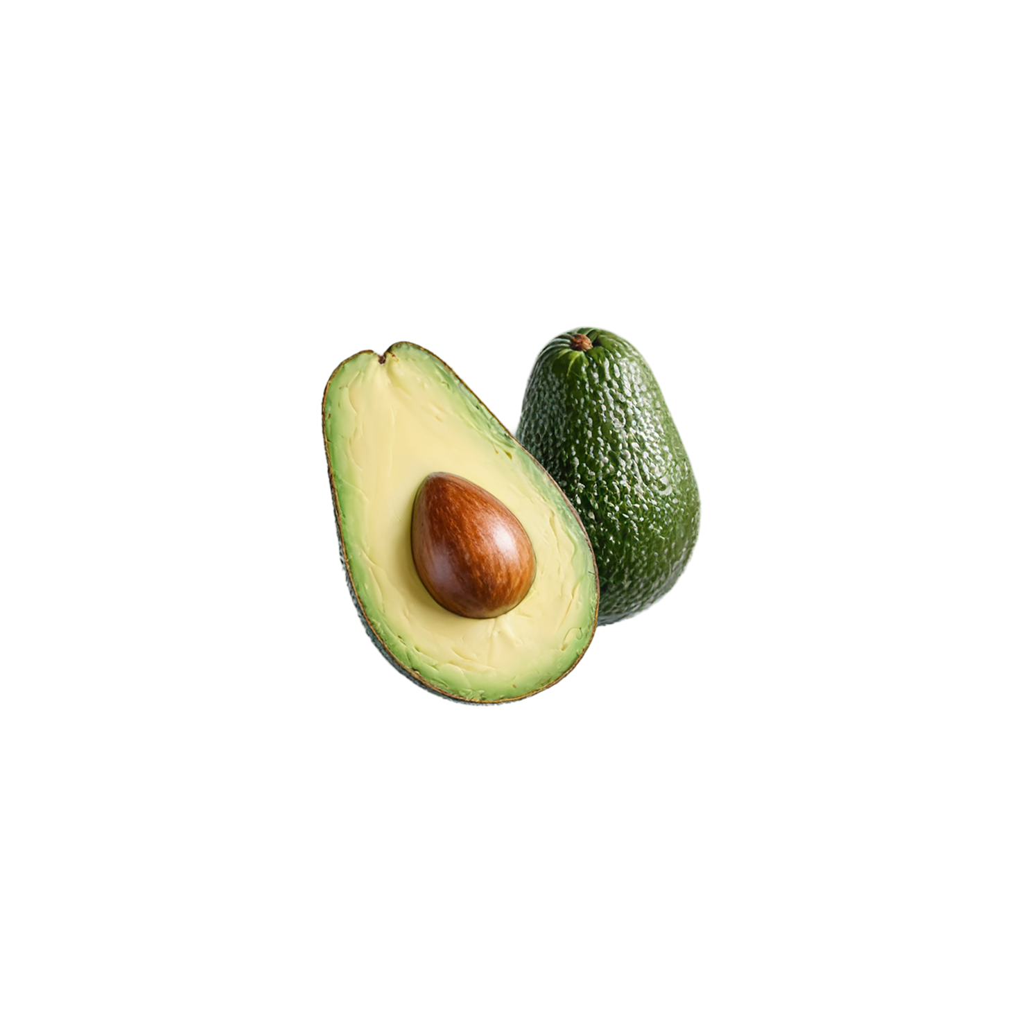 Avocado fruit isolated on transparent background #435