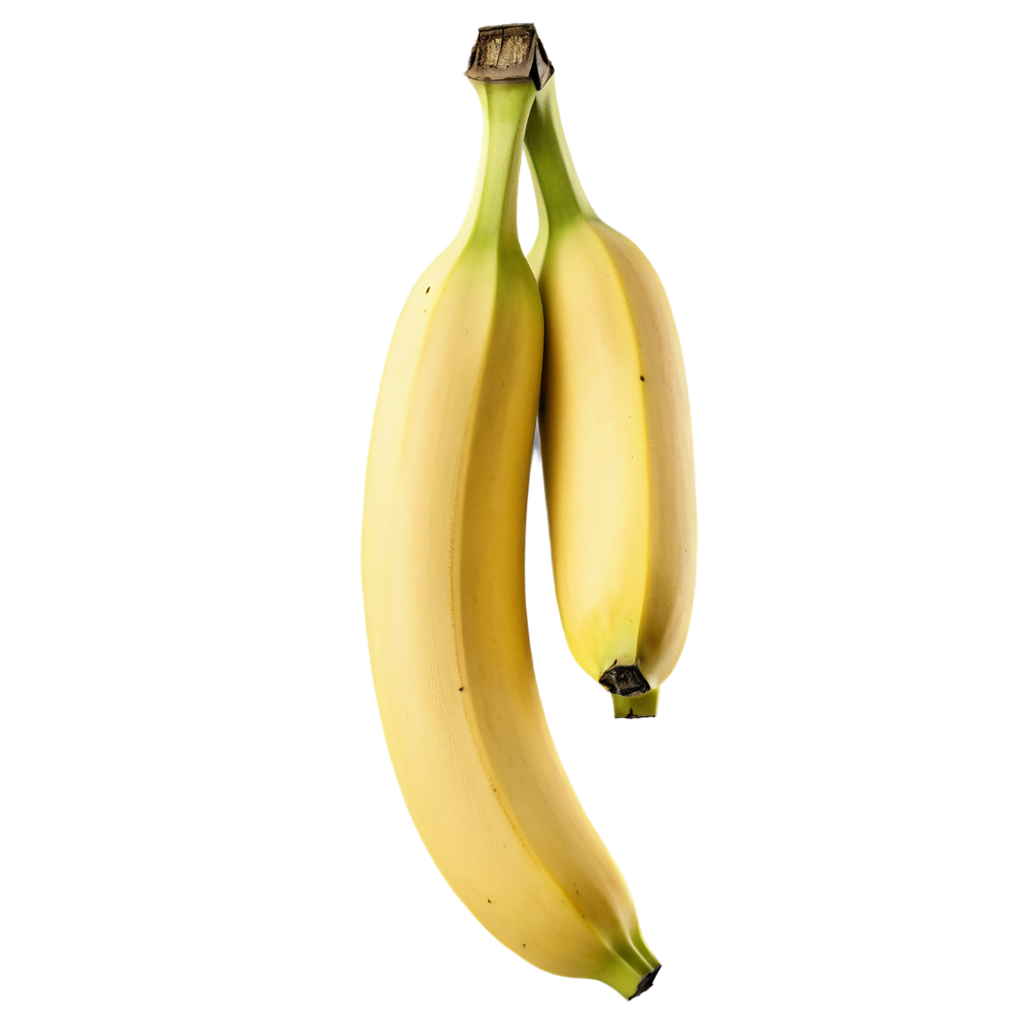 Banana fruit isolated on transparent background #444