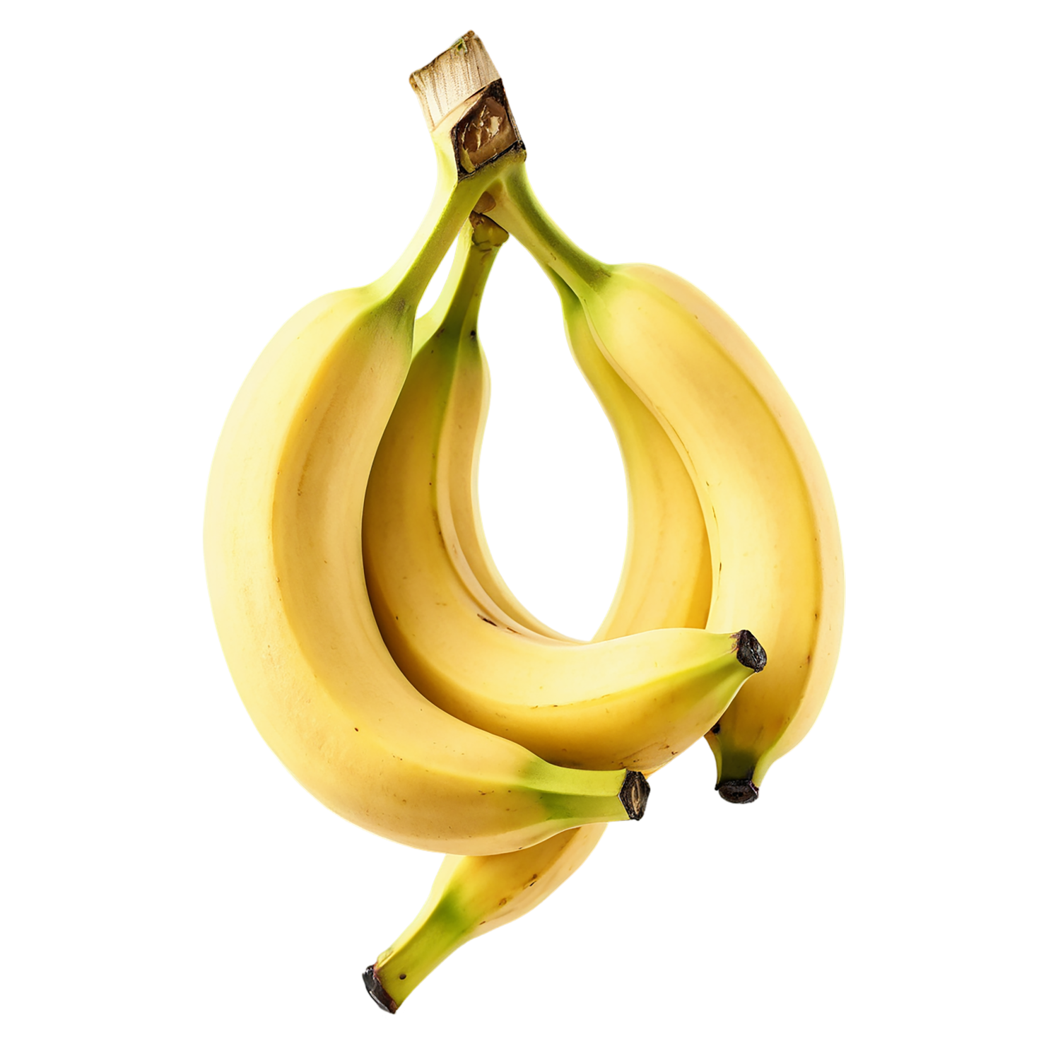 Banana fruit isolated on transparent background #485