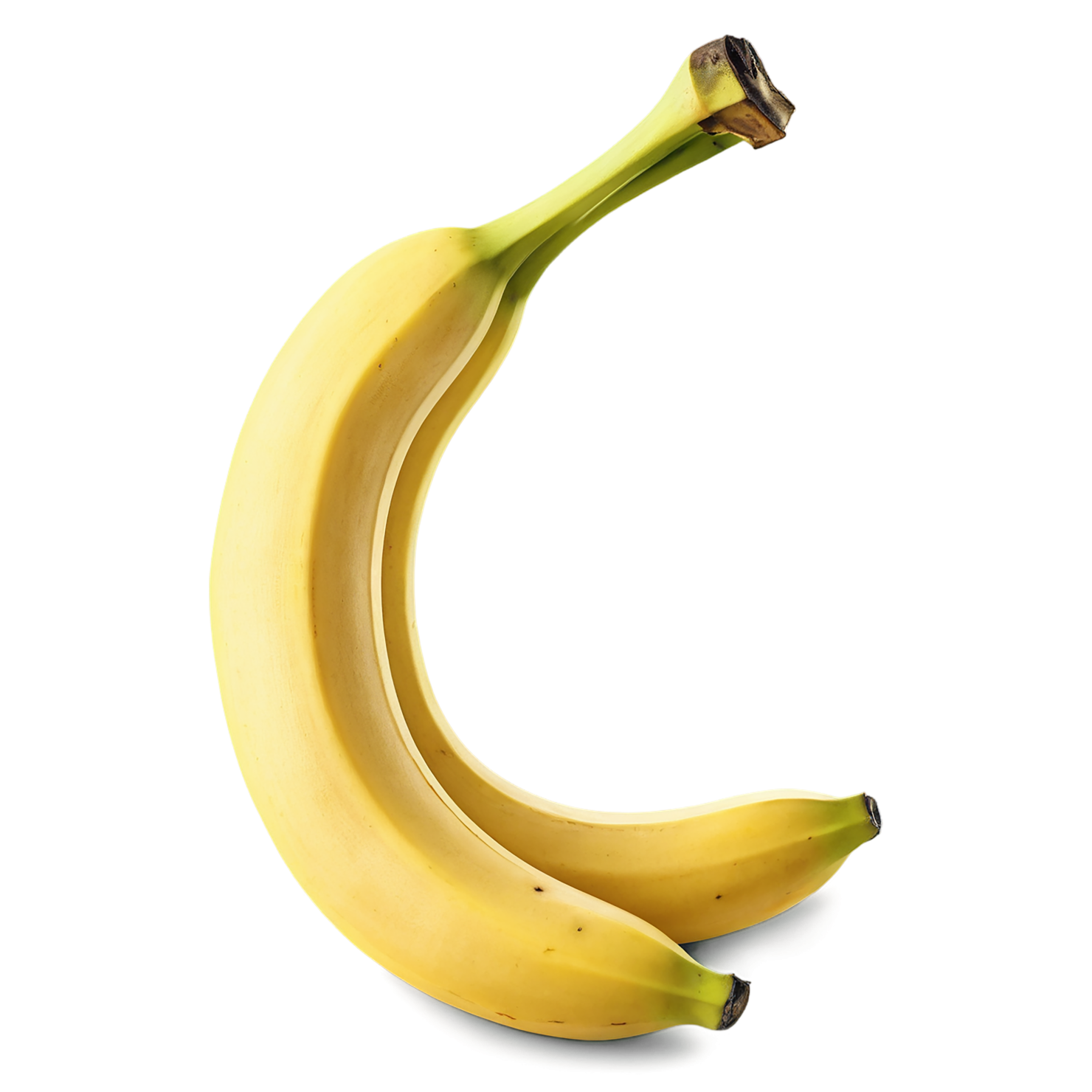 Banana fruit isolated on transparent background #488