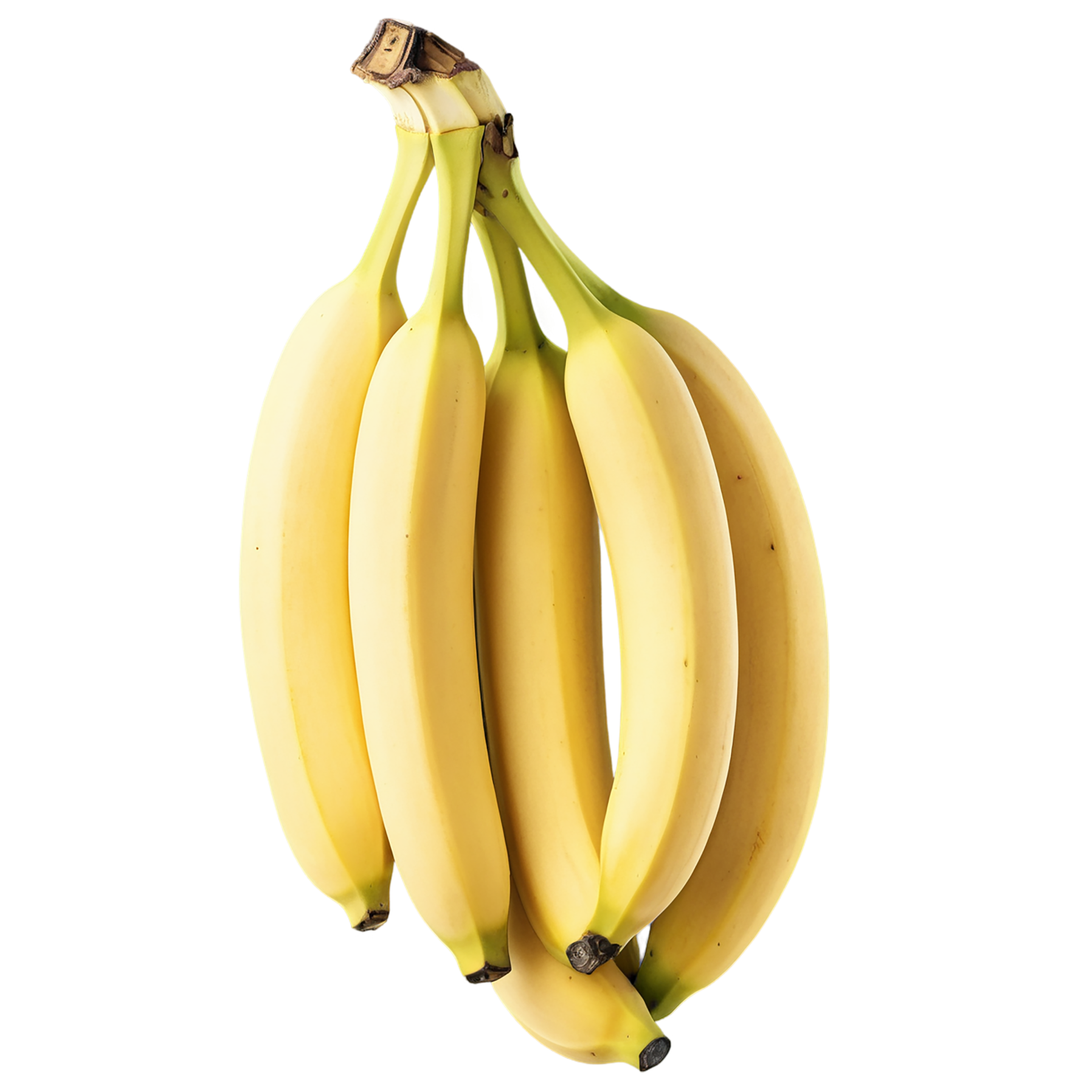 Banana fruit isolated on transparent background #500