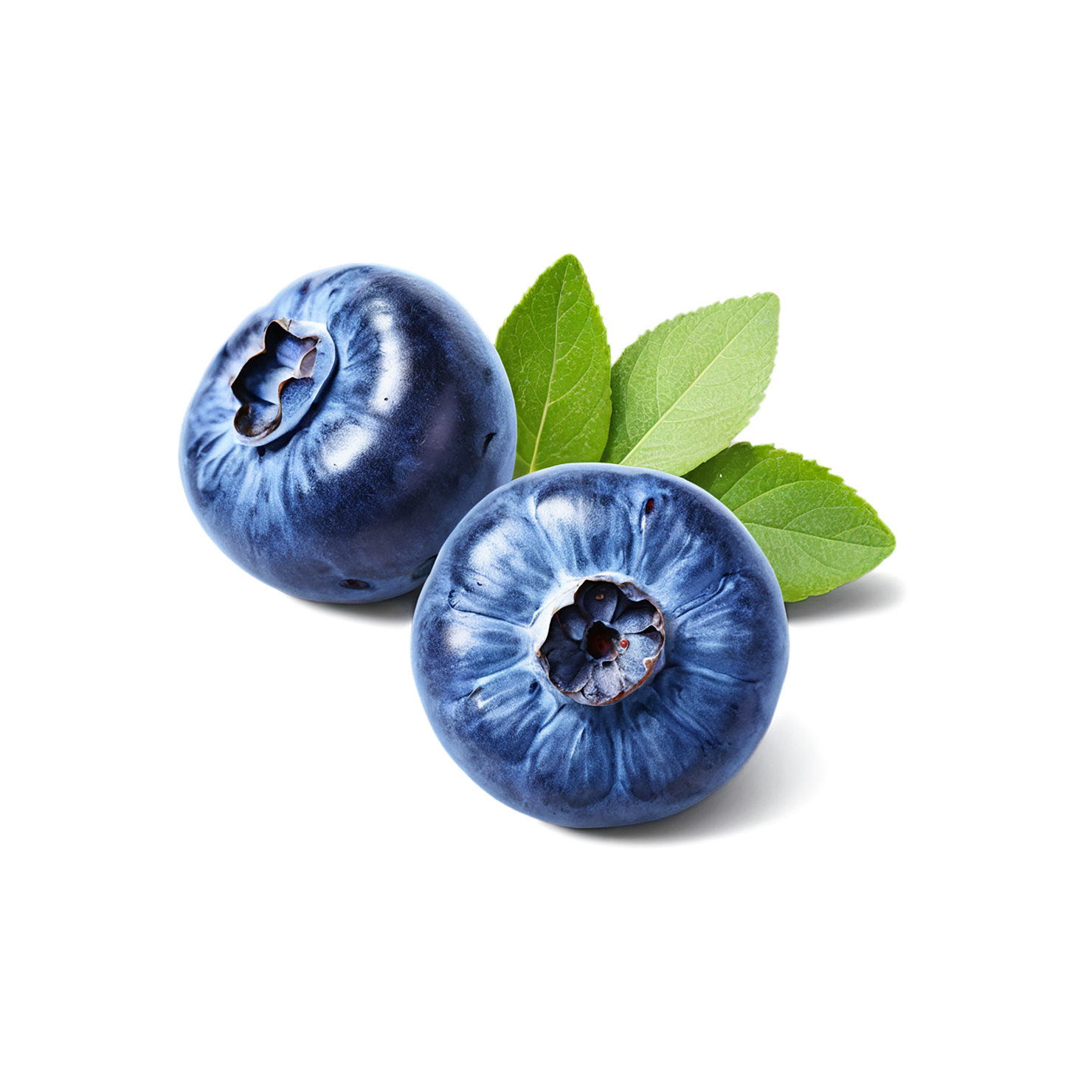 Blueberry fruit isolated on transparent background #520