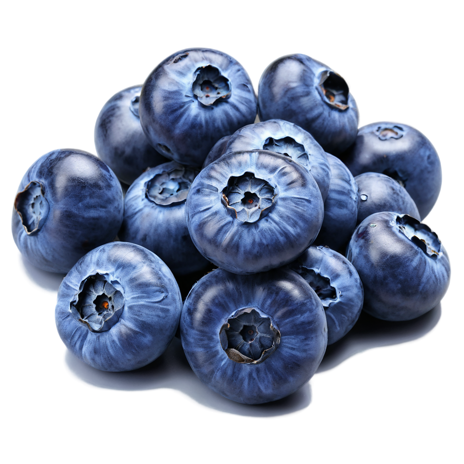 Blueberry fruit isolated on transparent background #532