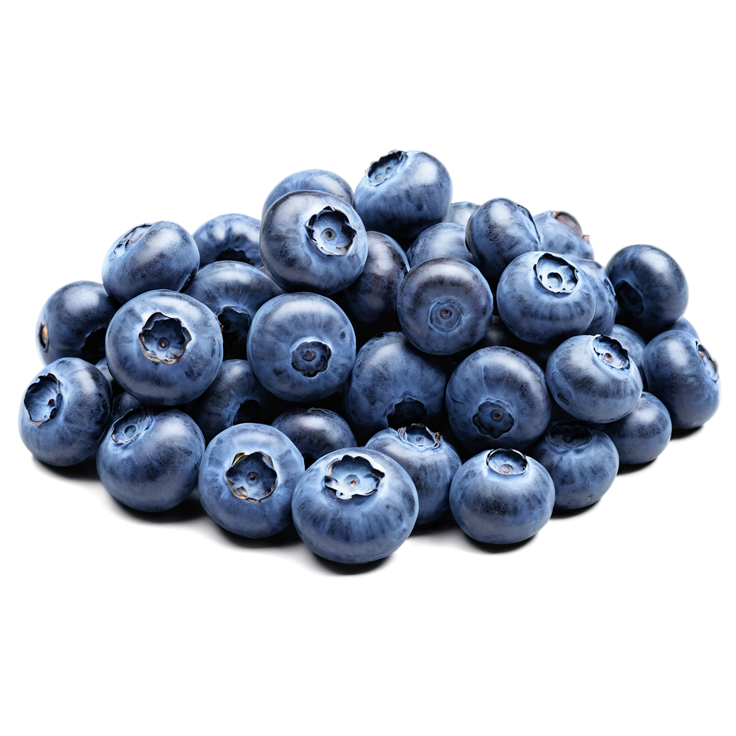 Blueberry fruit isolated on transparent background #535