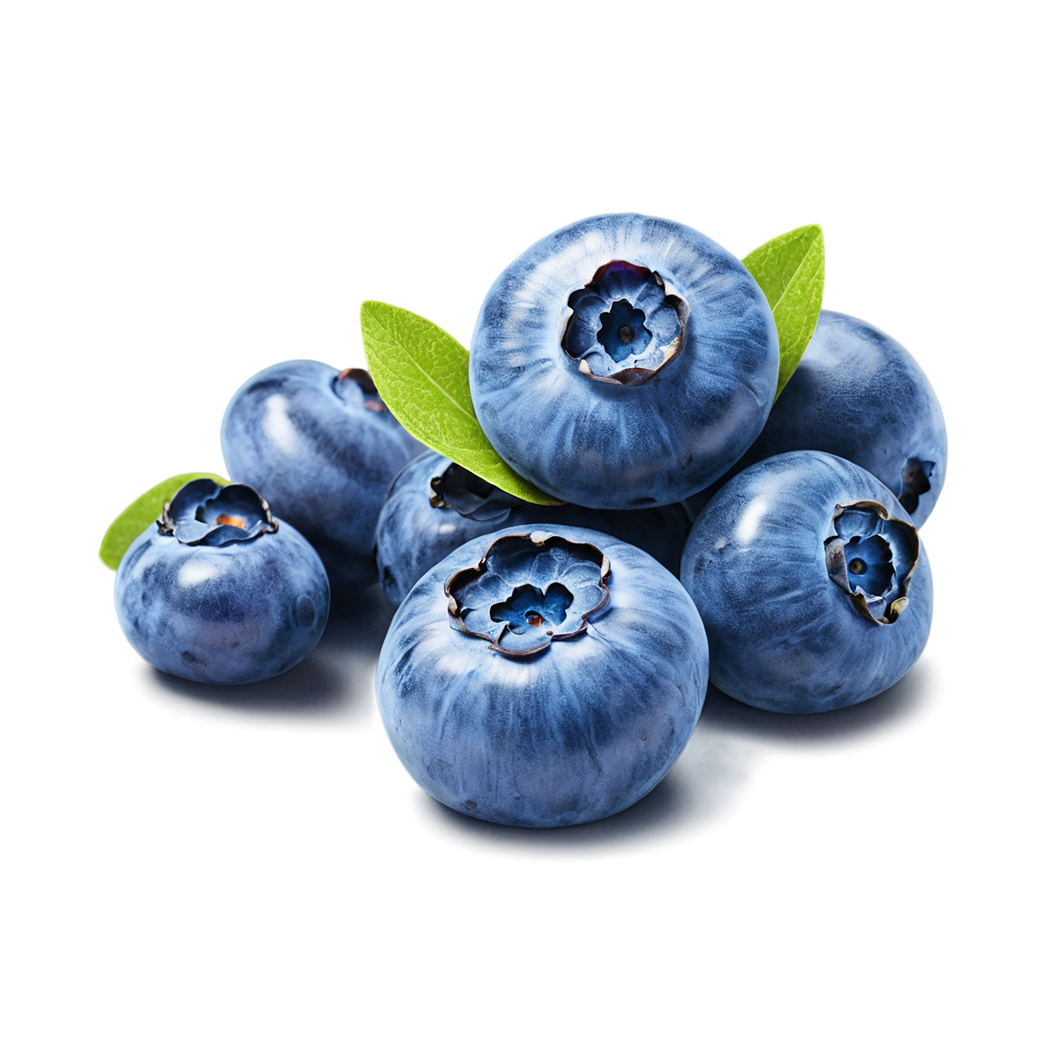 Blueberry fruit isolated on transparent background #536