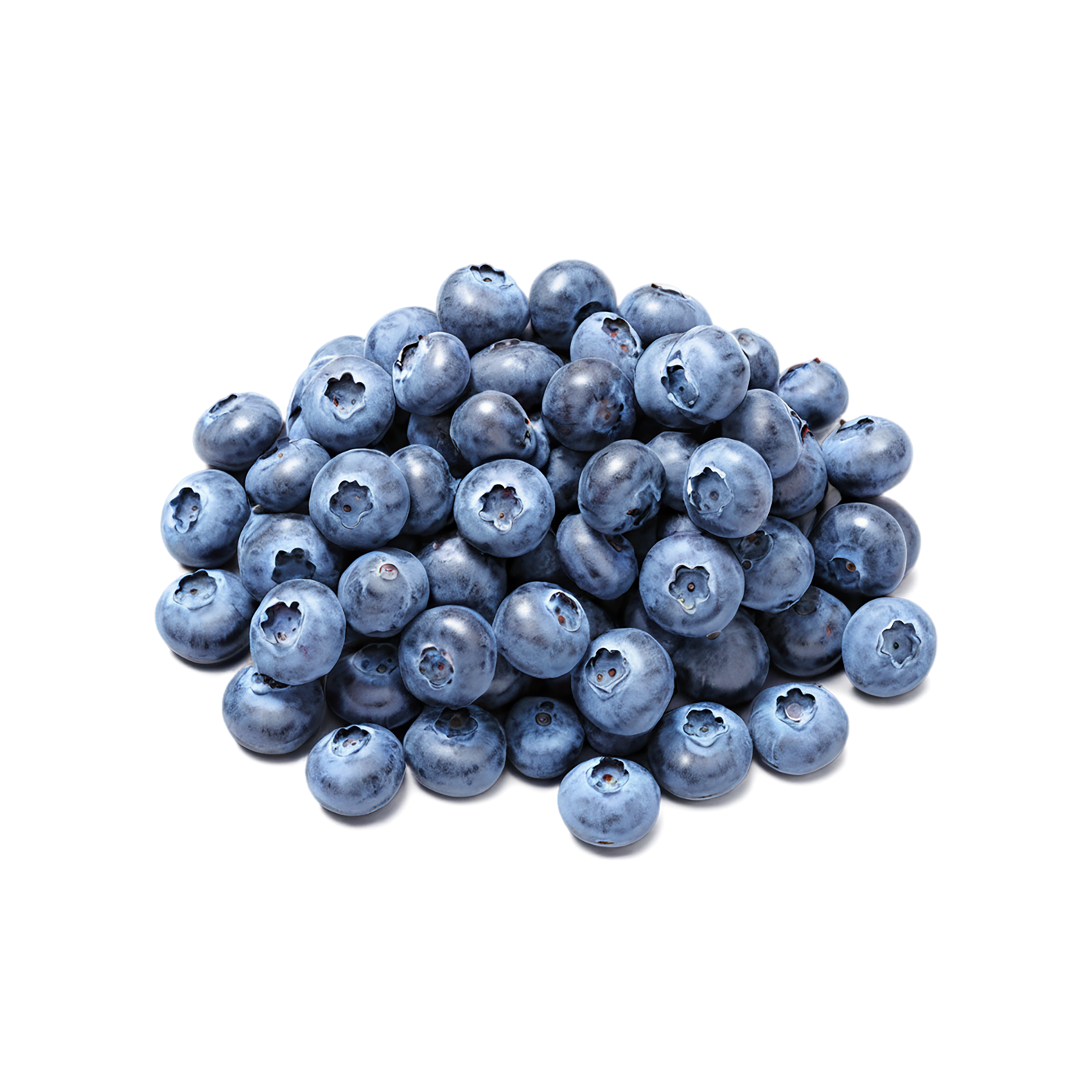 Blueberry fruit isolated on transparent background #538