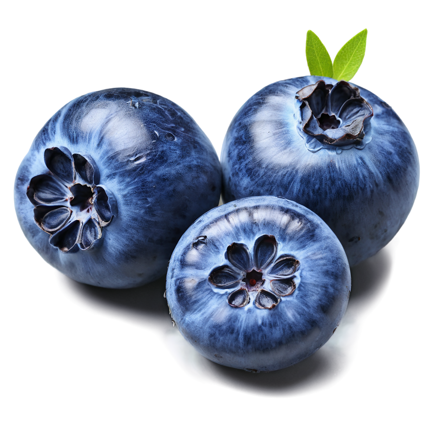 Blueberry fruit isolated on transparent background #539