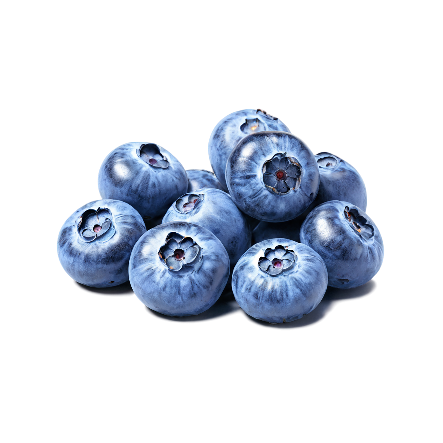 Blueberry fruit isolated on transparent background #542
