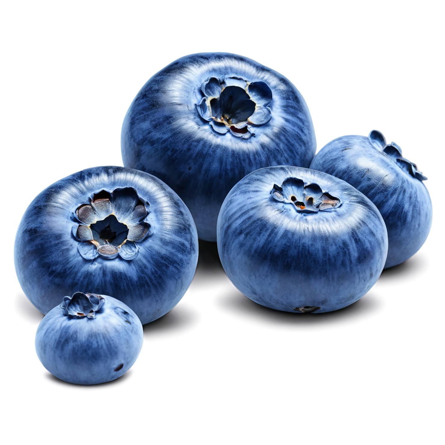 Blueberry fruit isolated on transparent background #543